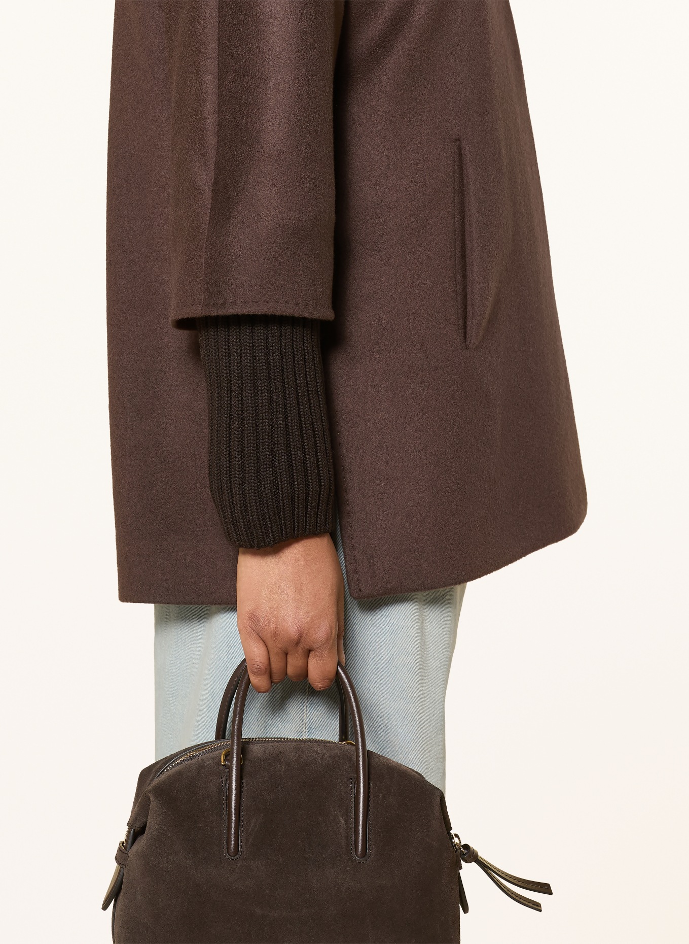 CINZIA ROCCA Jacke mit 3/4-Arm: DUNKELBRAUN