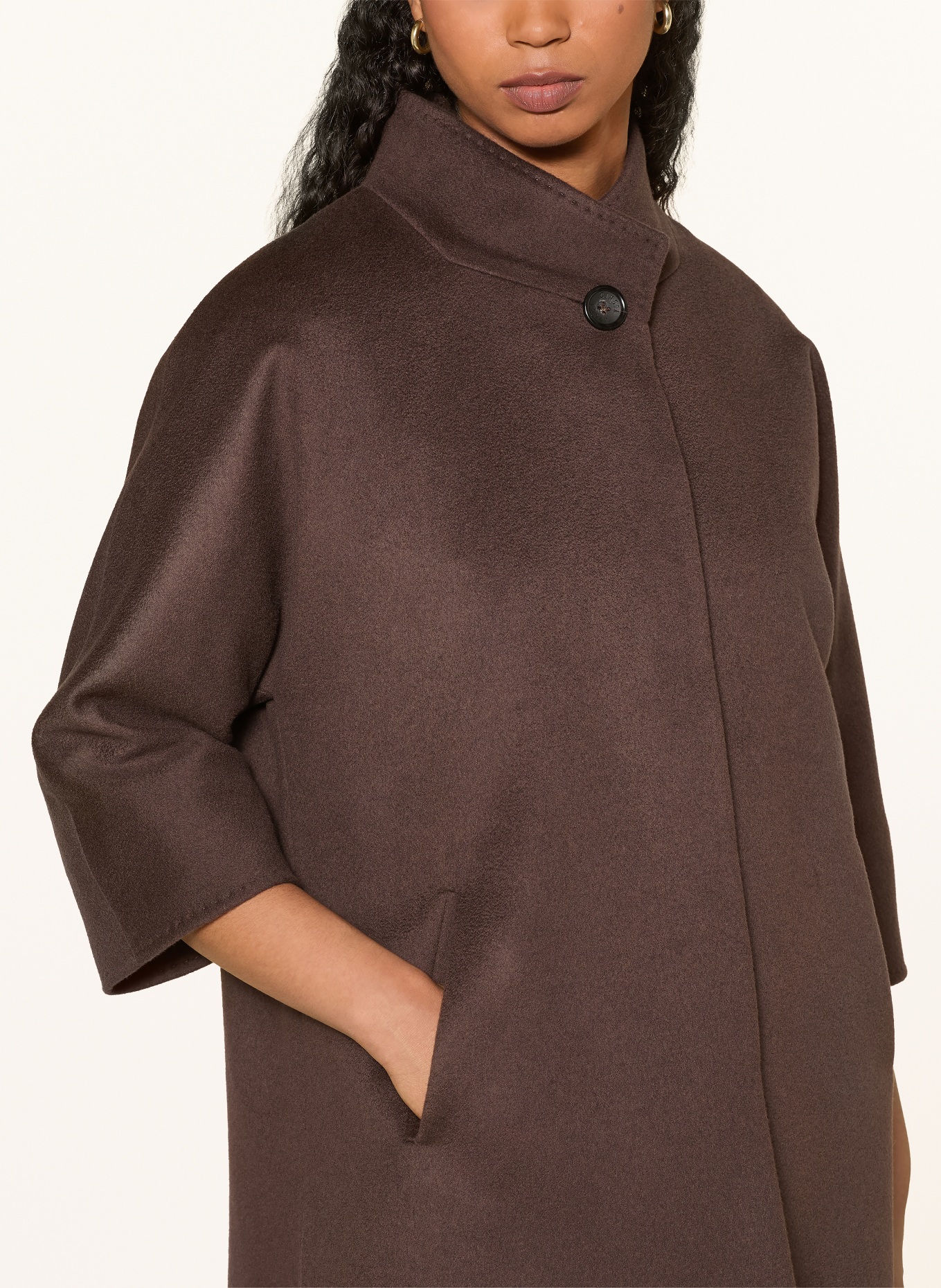 CINZIA ROCCA Jacke mit 3/4-Arm: DUNKELBRAUN
