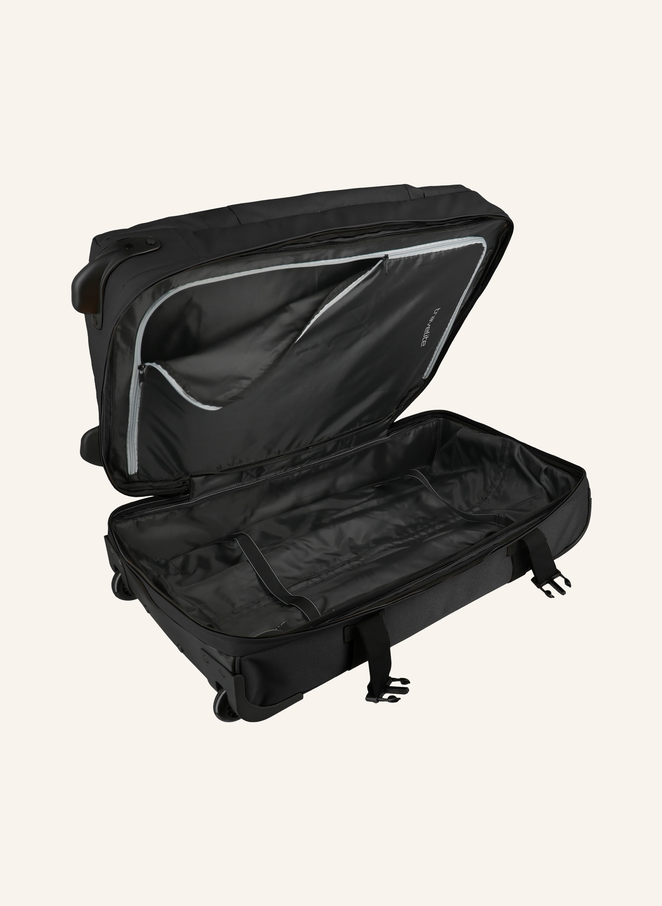 travelite Walizka na kółkach BOLONIA MEDIUM: CZARNY