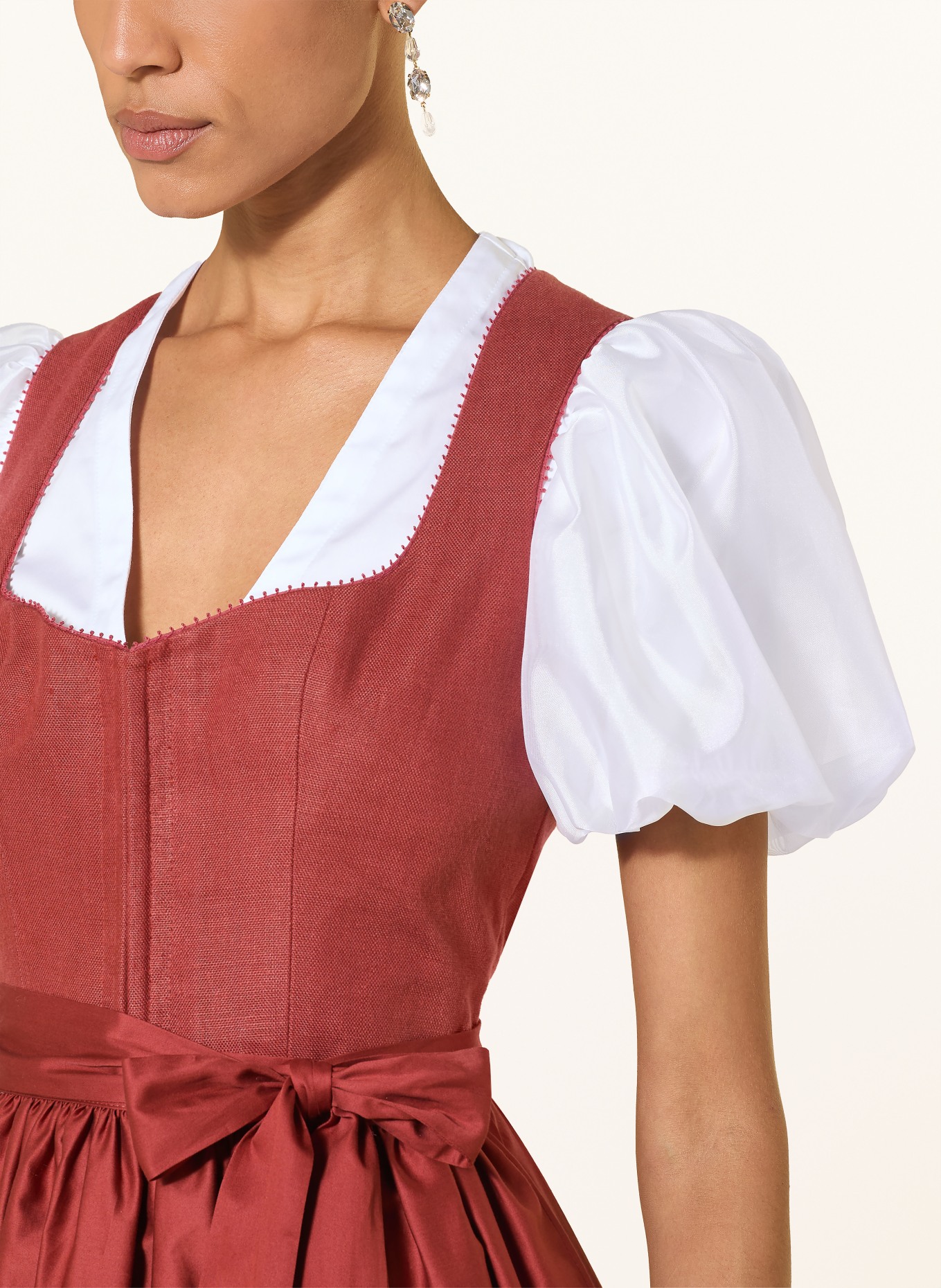 WALDORFF Dirndlbluse: WEISS