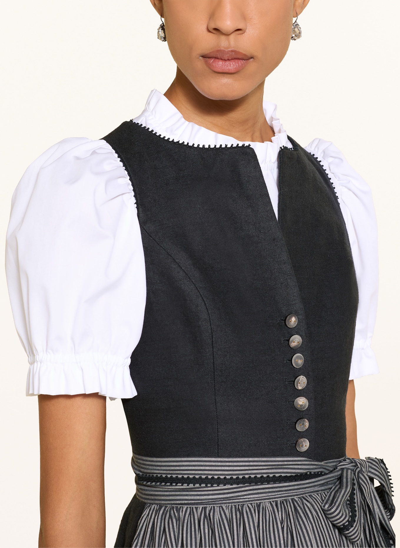 WALDORFF Dirndlbluse: WEISS