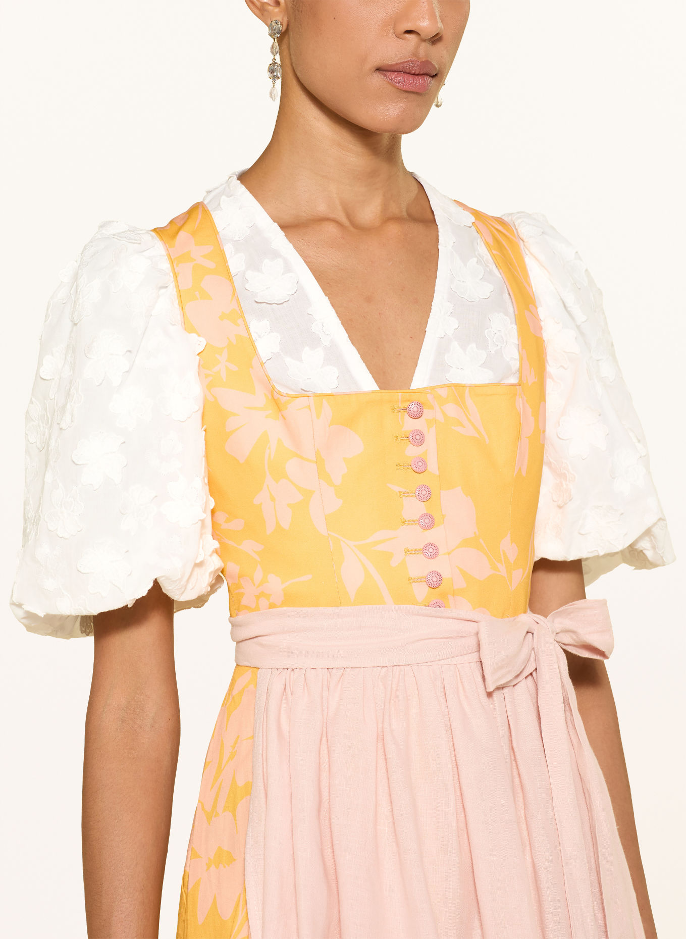 WALDORFF Dirndl-blouse: CRÈME