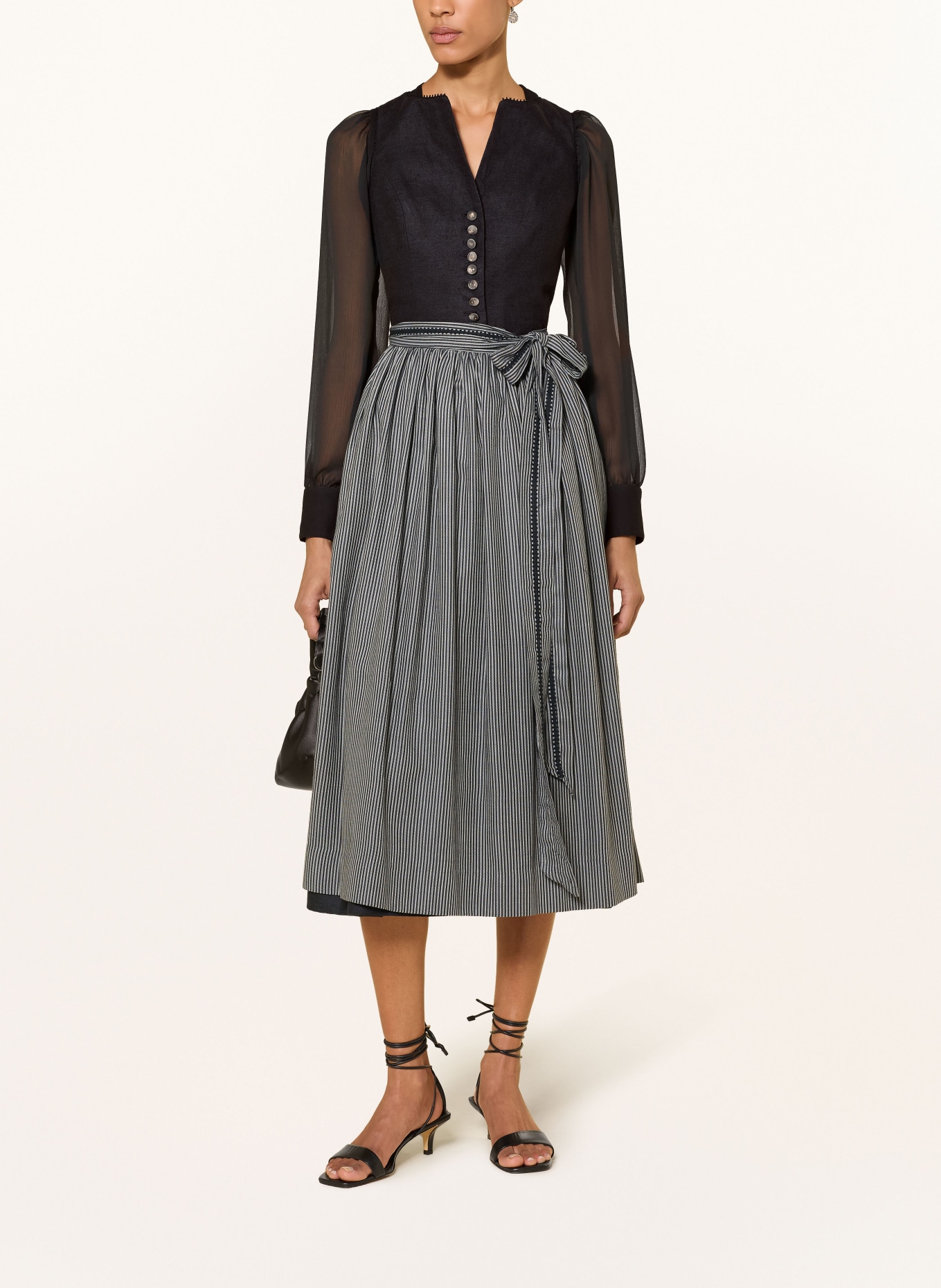 WALDORFF Dirndlbluse: SCHWARZ