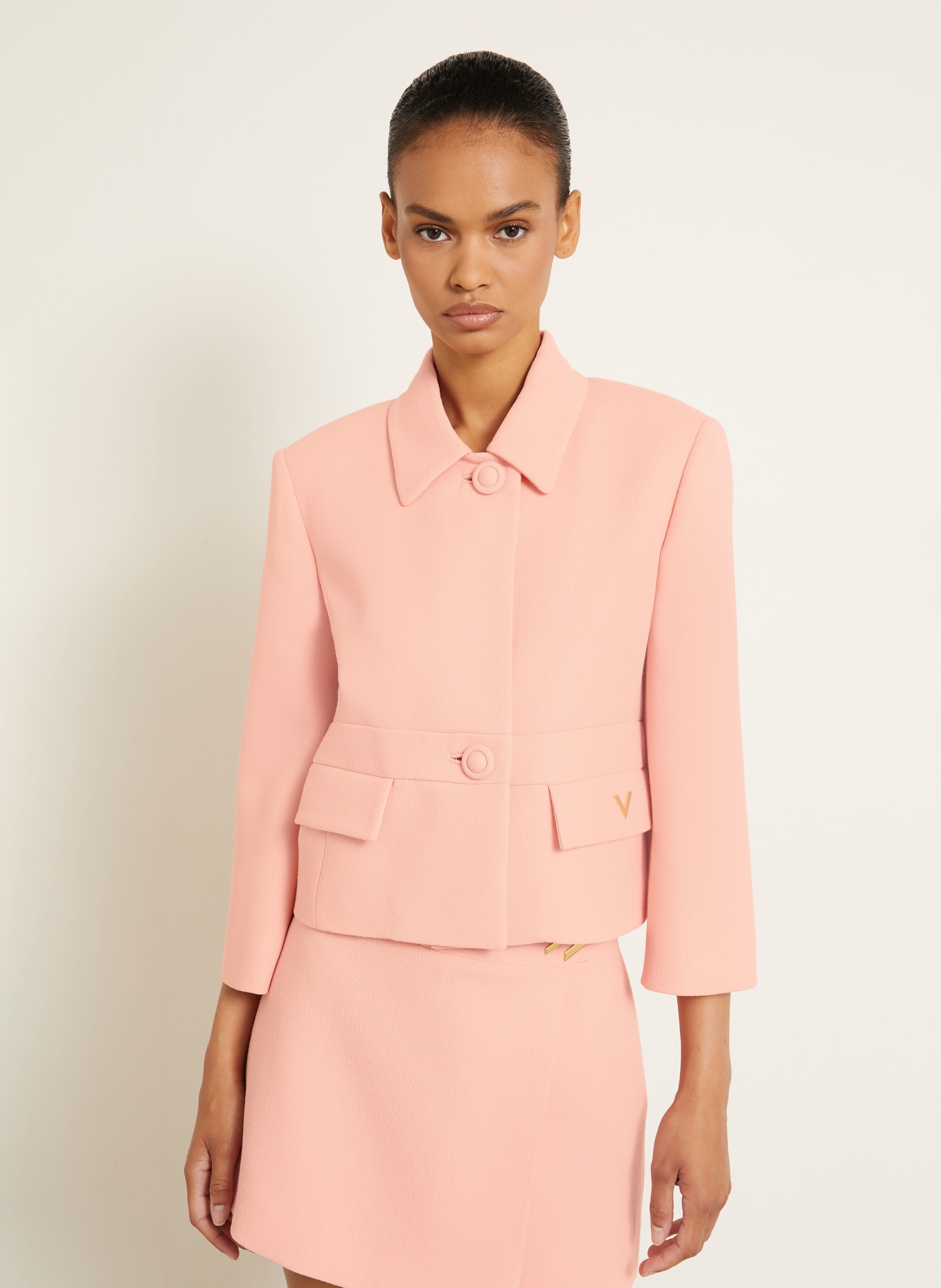 VALENTINO Sacou SOLID: ROZ