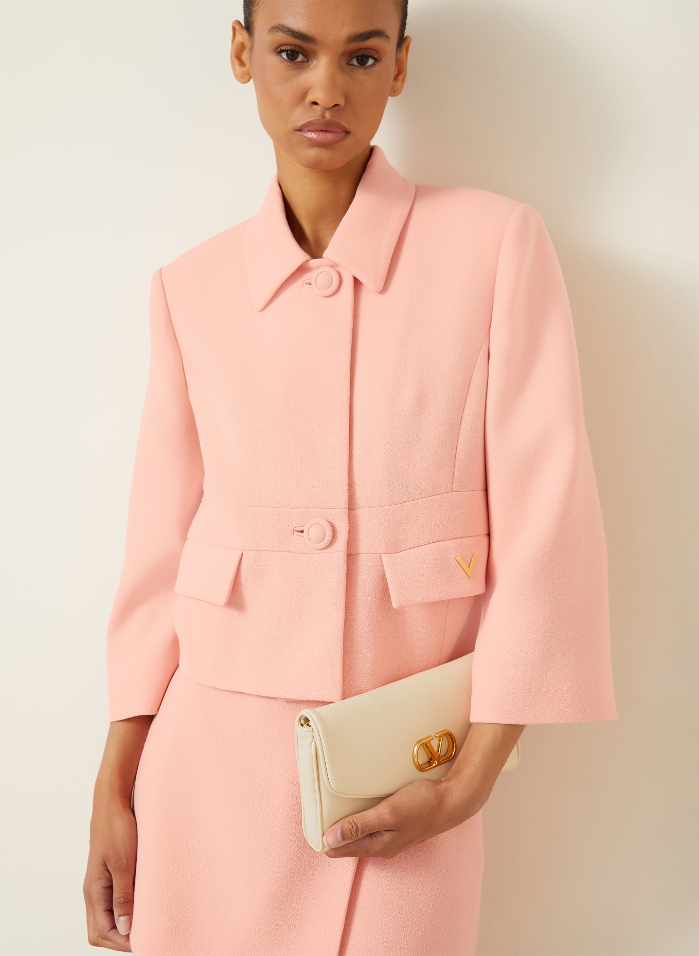 VALENTINO Sacou SOLID: ROZ