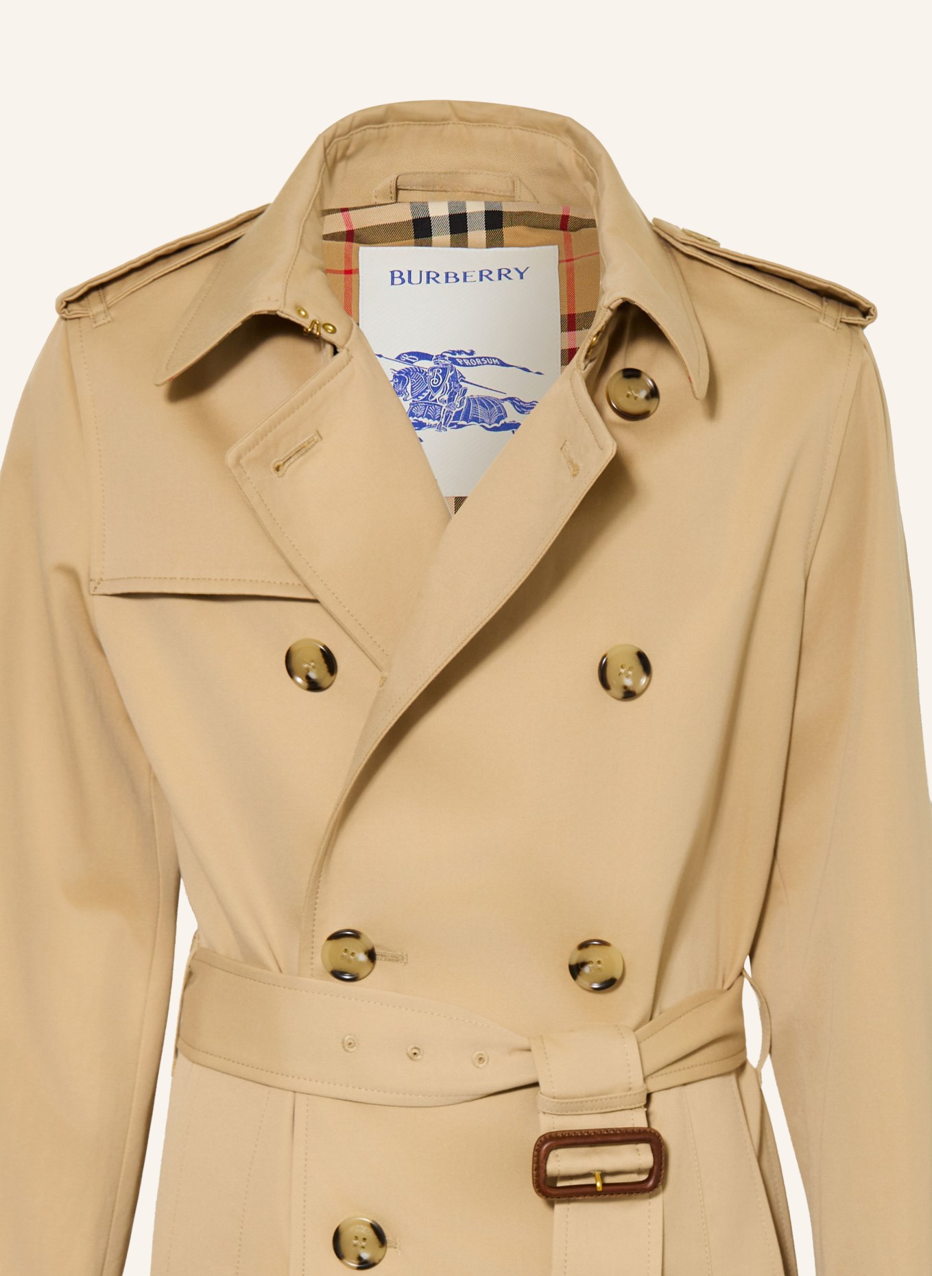 BURBERRY Trench: CAMEL