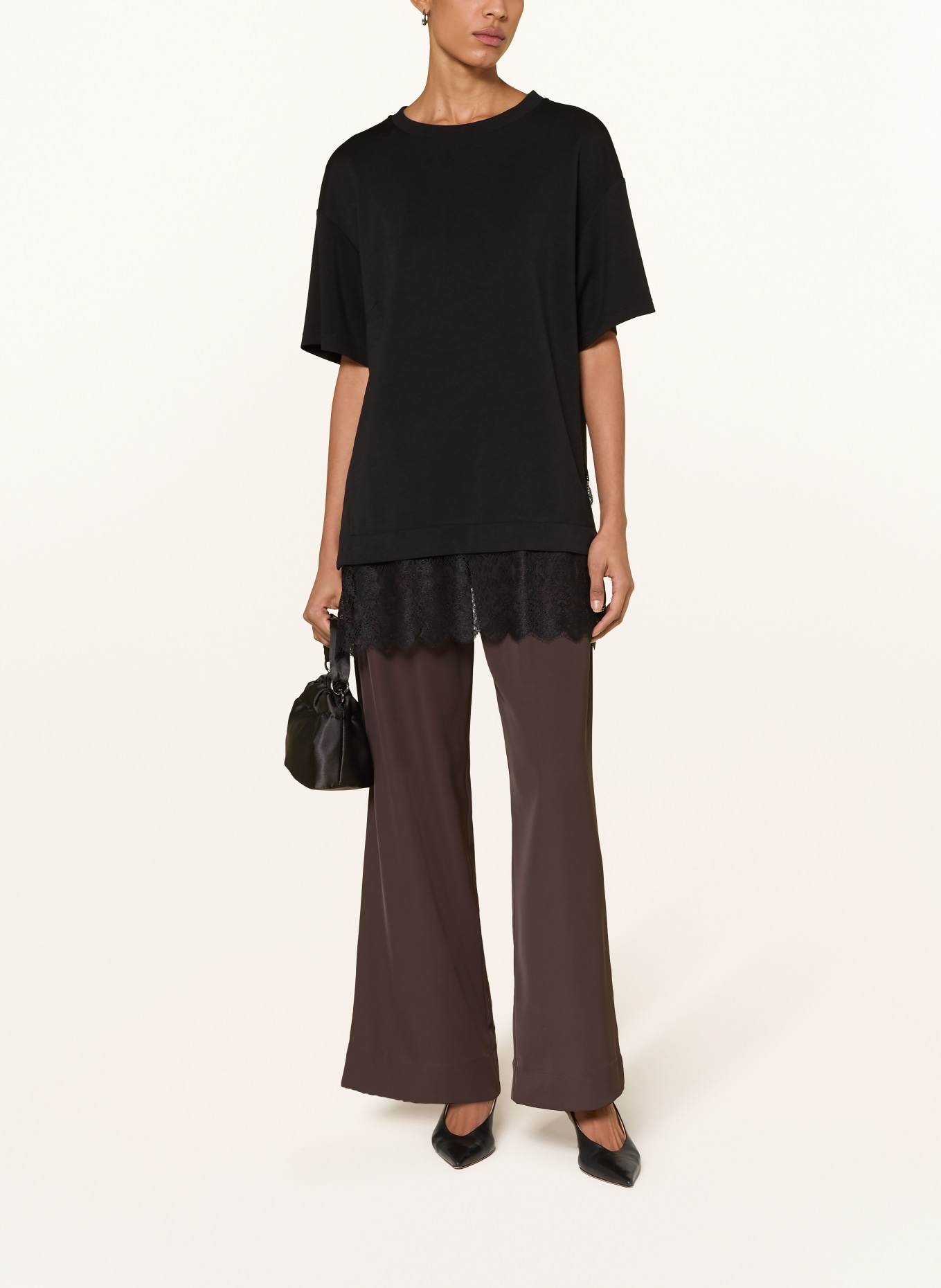 co'couture ALINICC Marlene Pants: DARK BROWN
