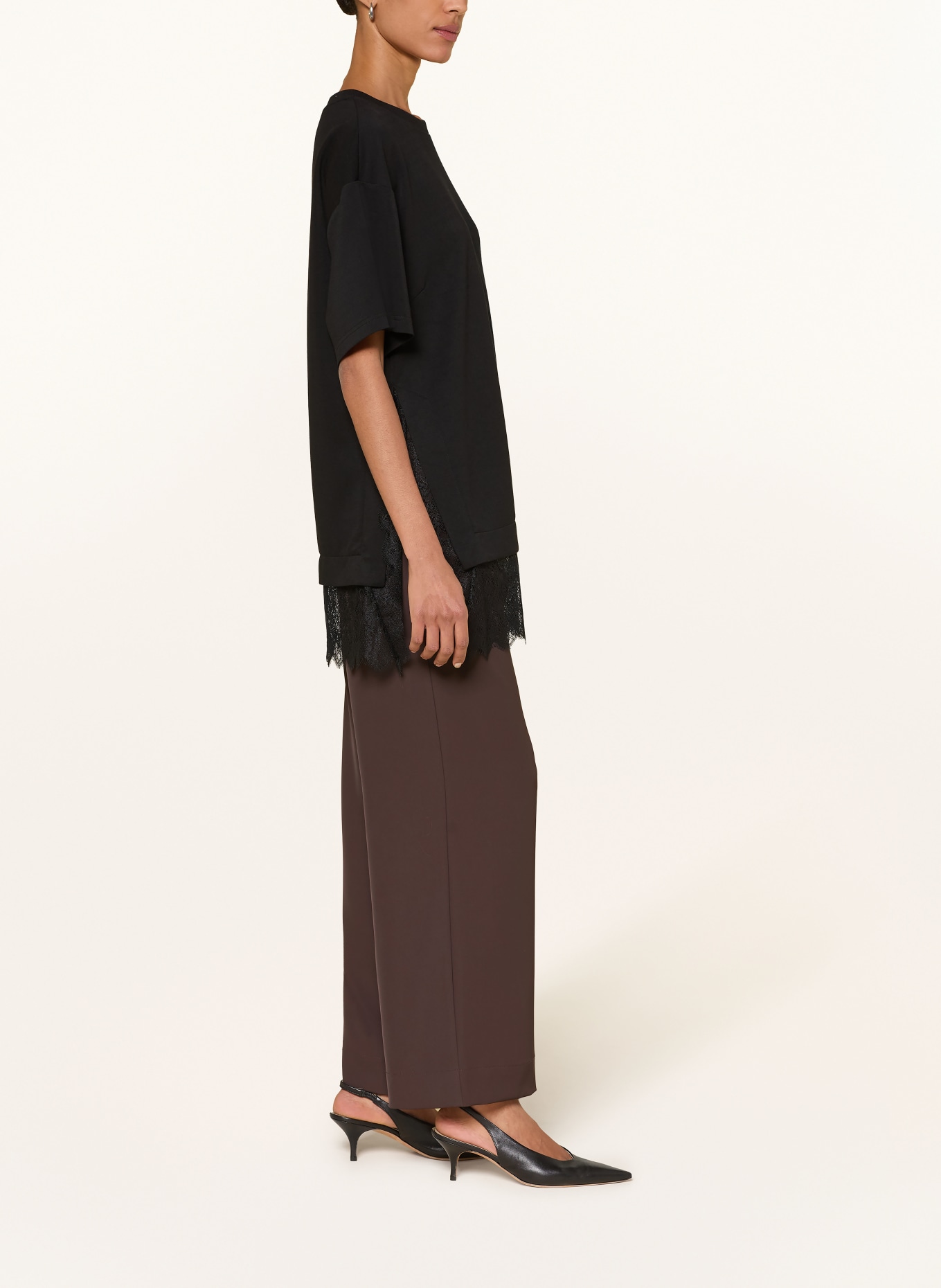 co'couture ALINICC Marlene Pants: DARK BROWN