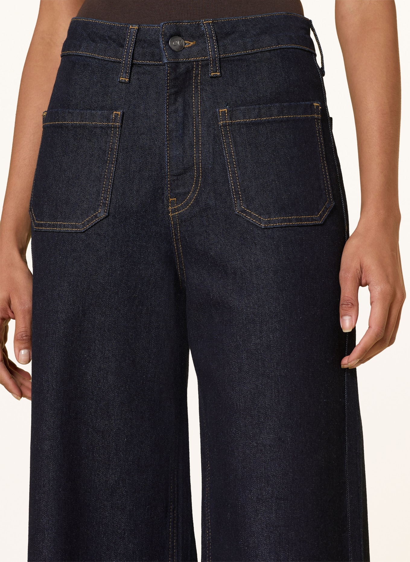 co'couture Wide-Leg Jeans SOLECC: 45002 DARK DENIM