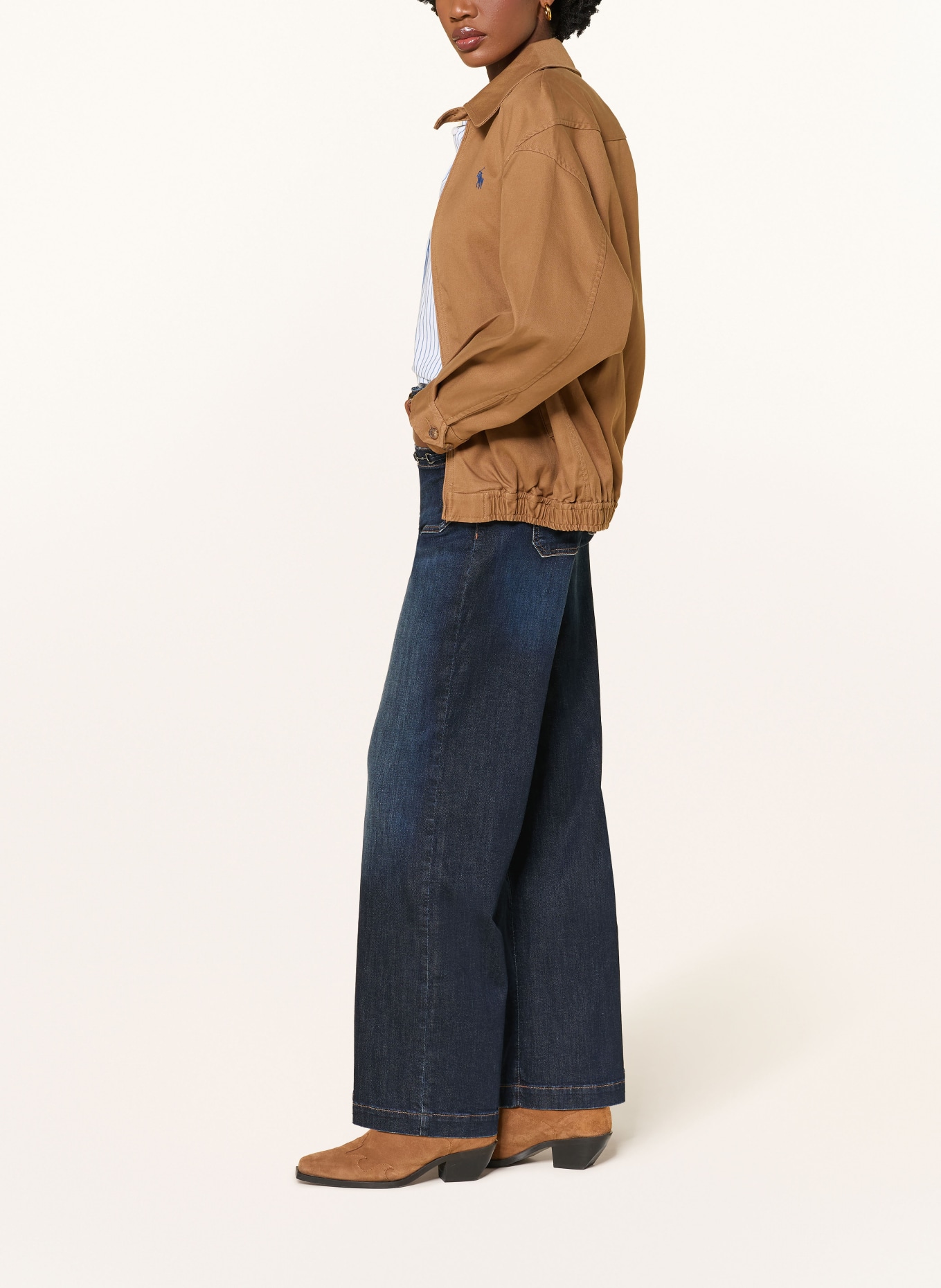 CAMBIO Wide-Leg Jeans ADA: 5045 pure flow blue