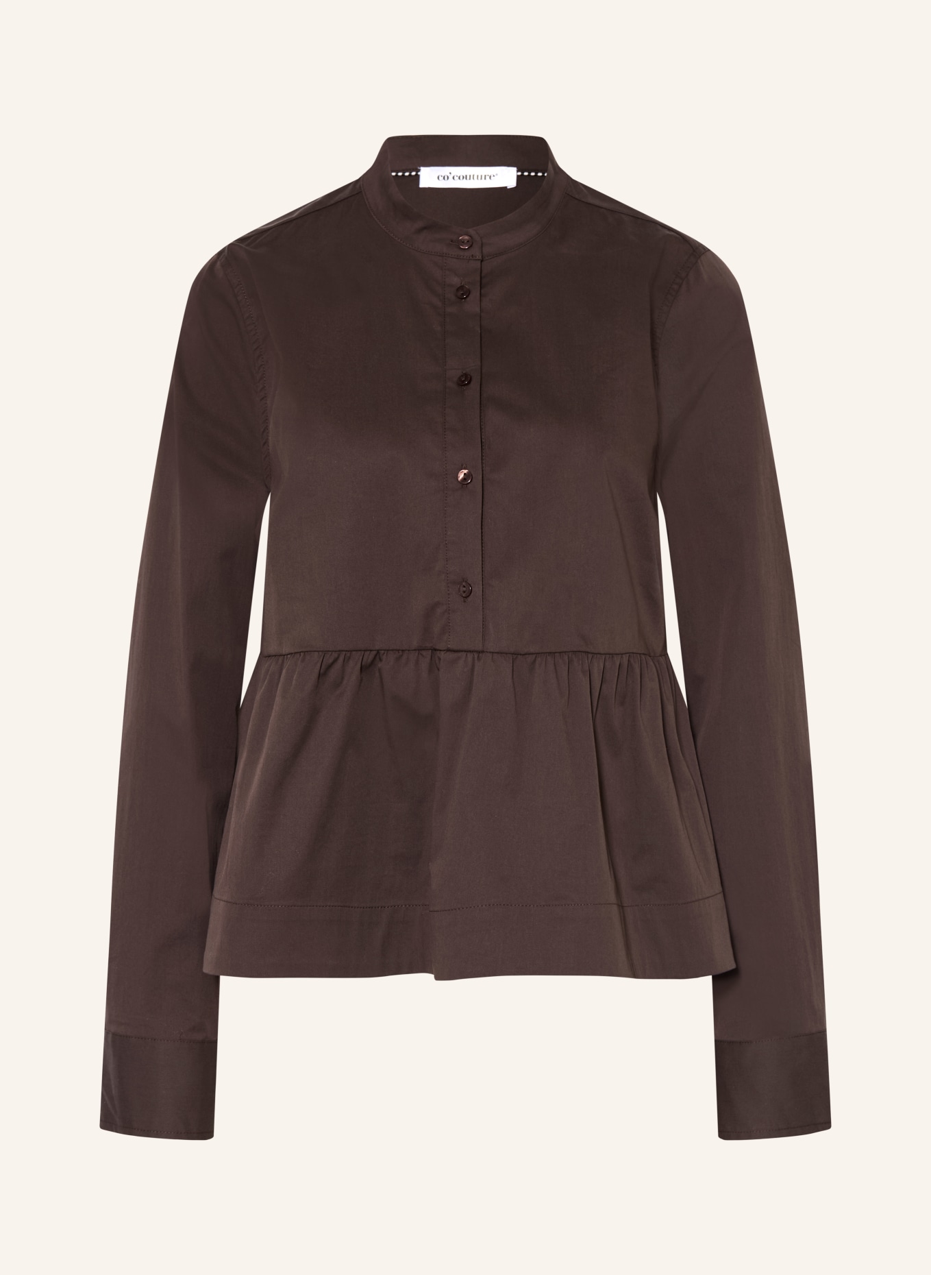 co'couture POPPYCC Blouse Shirt: DARK BROWN