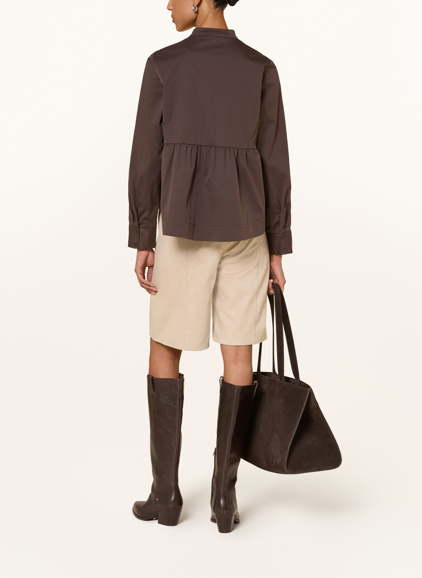 co'couture POPPYCC Blouse Shirt: DARK BROWN
