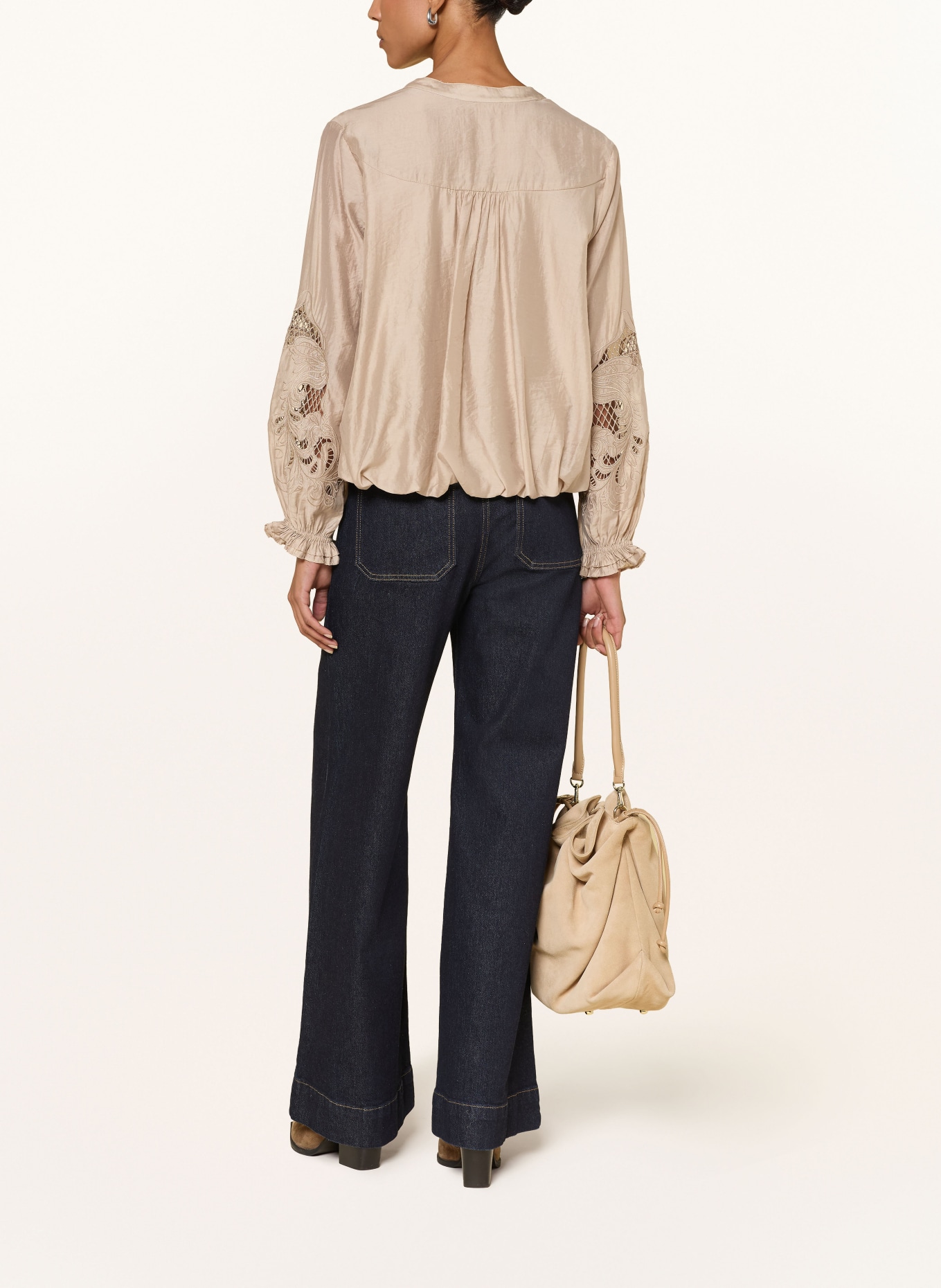 co'couture DELINCC Blouse: BEIGE