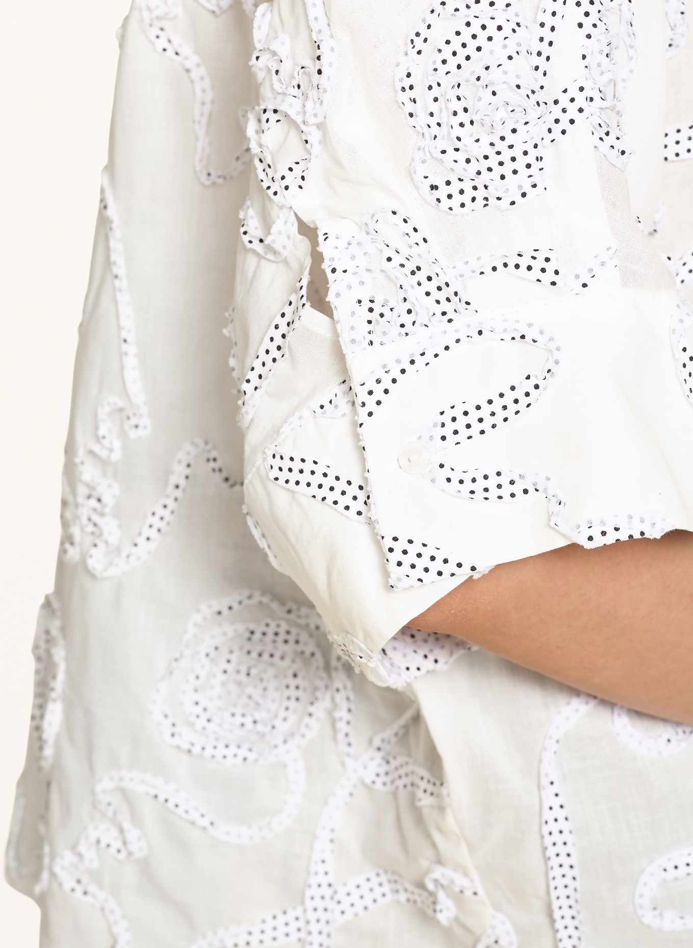 co'couture ELRICCC Shirt Blouse: WHITE / BLACK