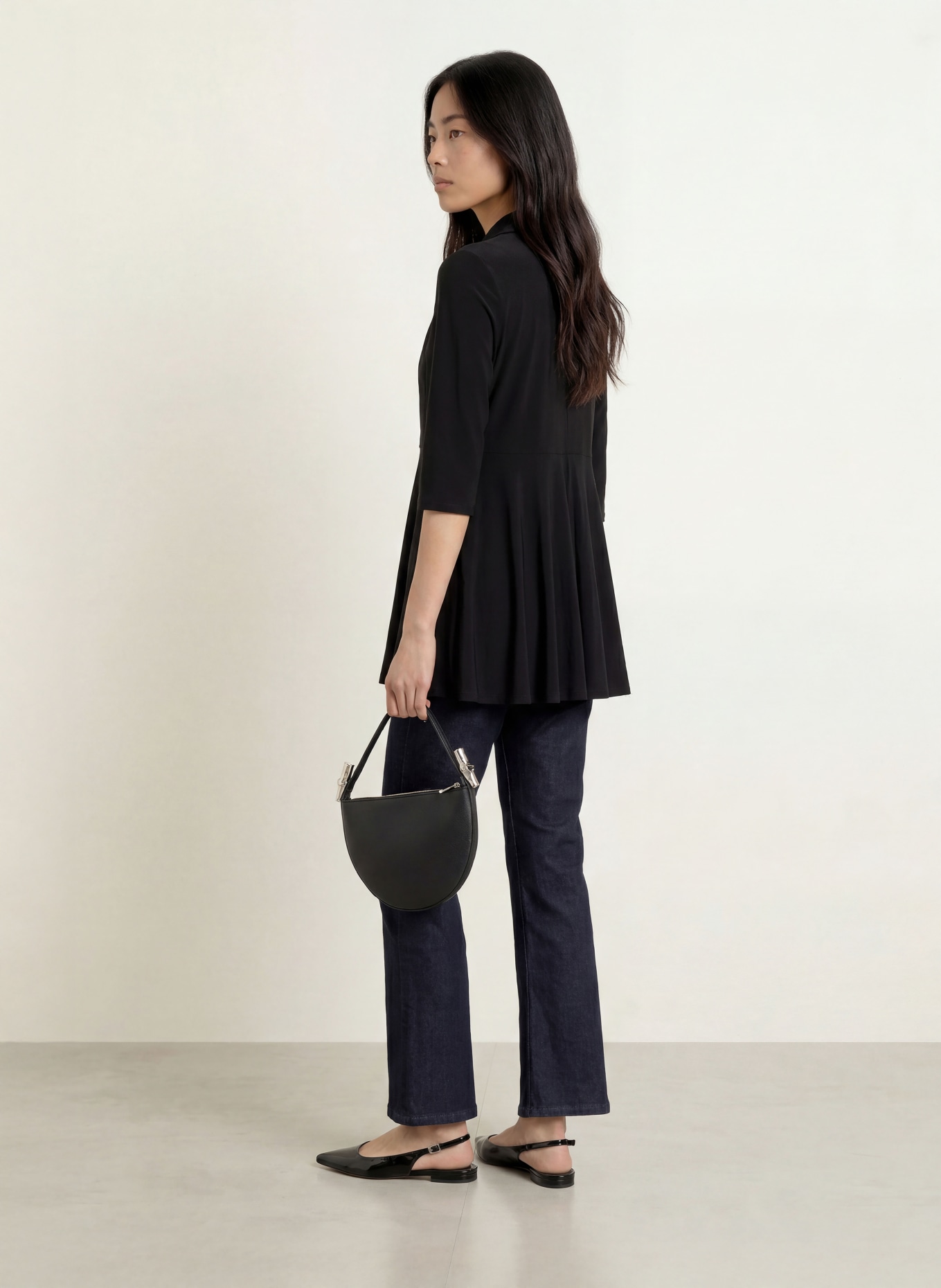 Joseph Ribkoff Longblazer mit 3/4-Arm: SCHWARZ