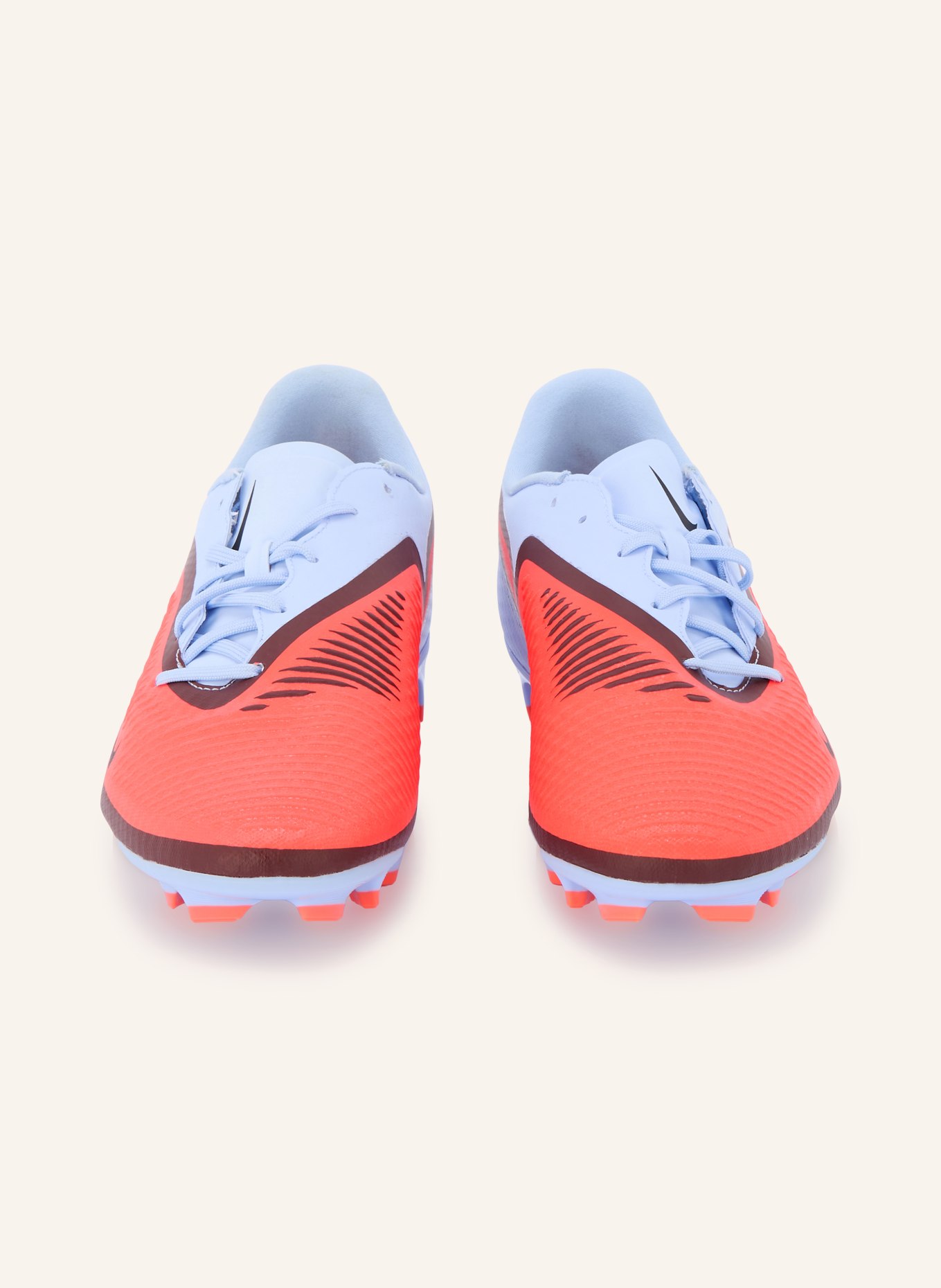 Nike Voetbalschoenen PHANTOM 6 360 ACADEMY FG/MG: LICHTBLAUW / ROOD