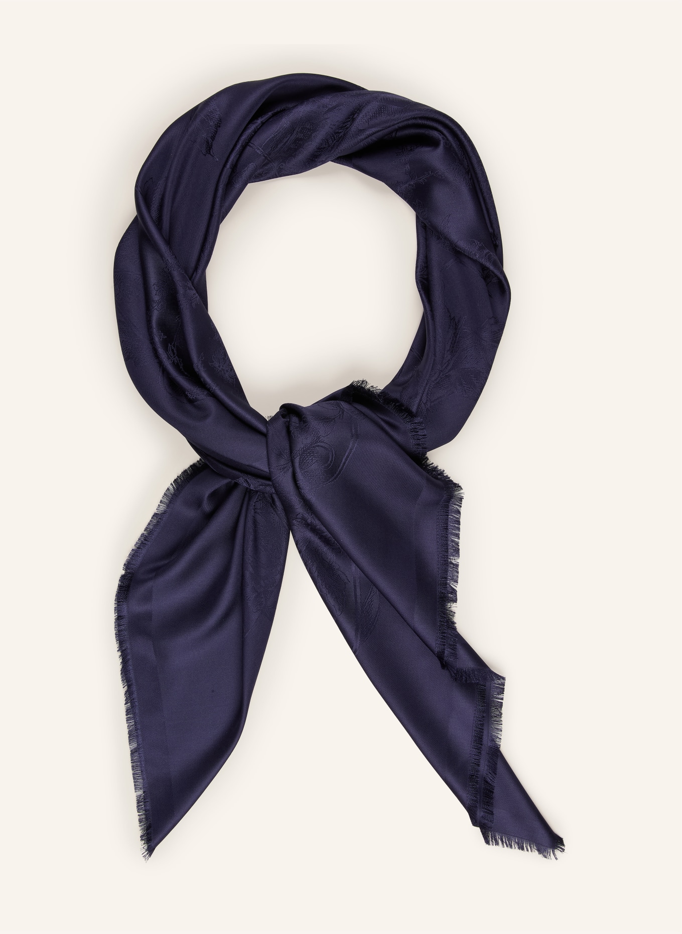 FERRAGAMO Seidentuch: DUNKELBLAU
