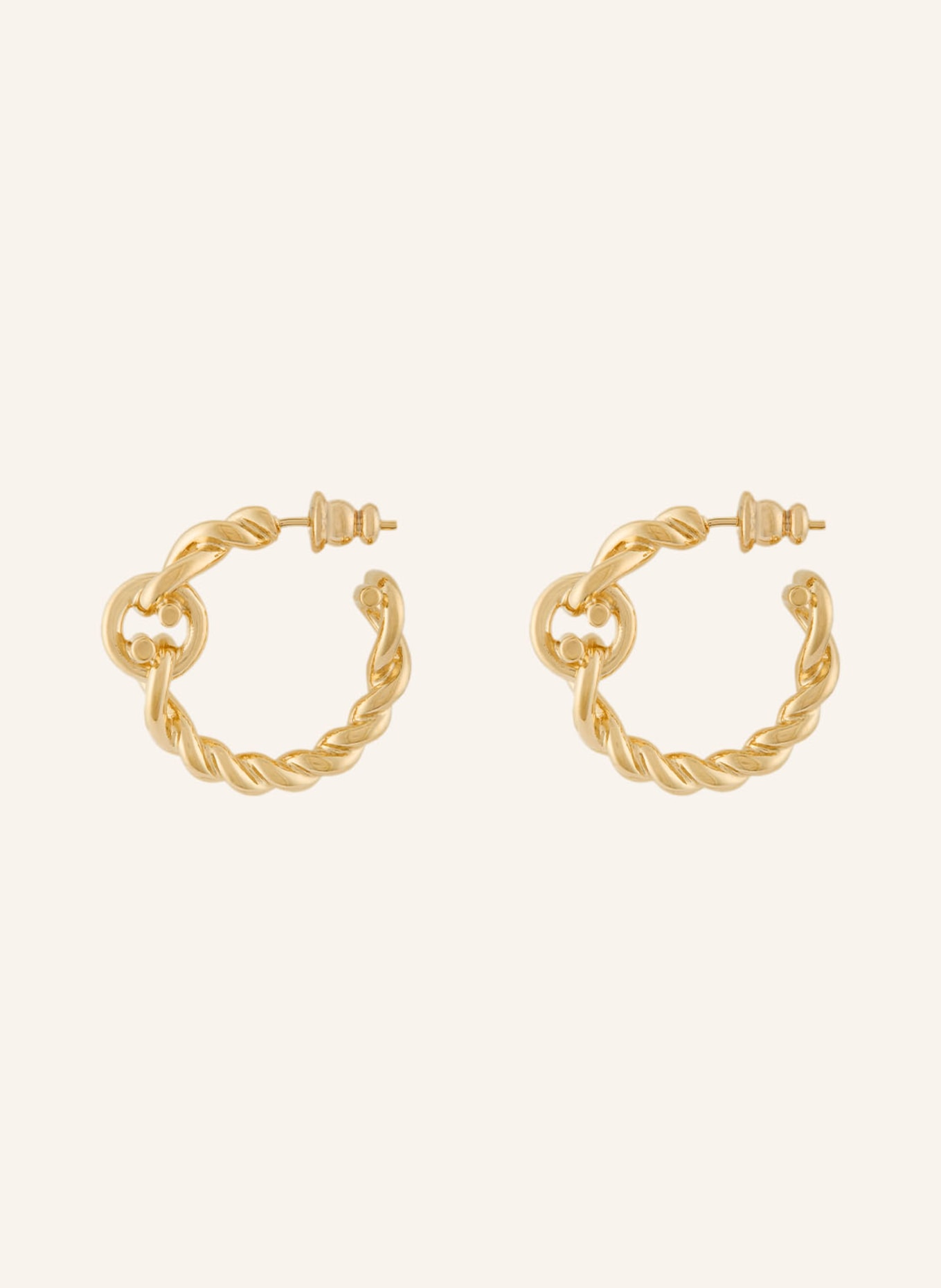 FERRAGAMO Creolen GANCINI TORCHON: GOLD