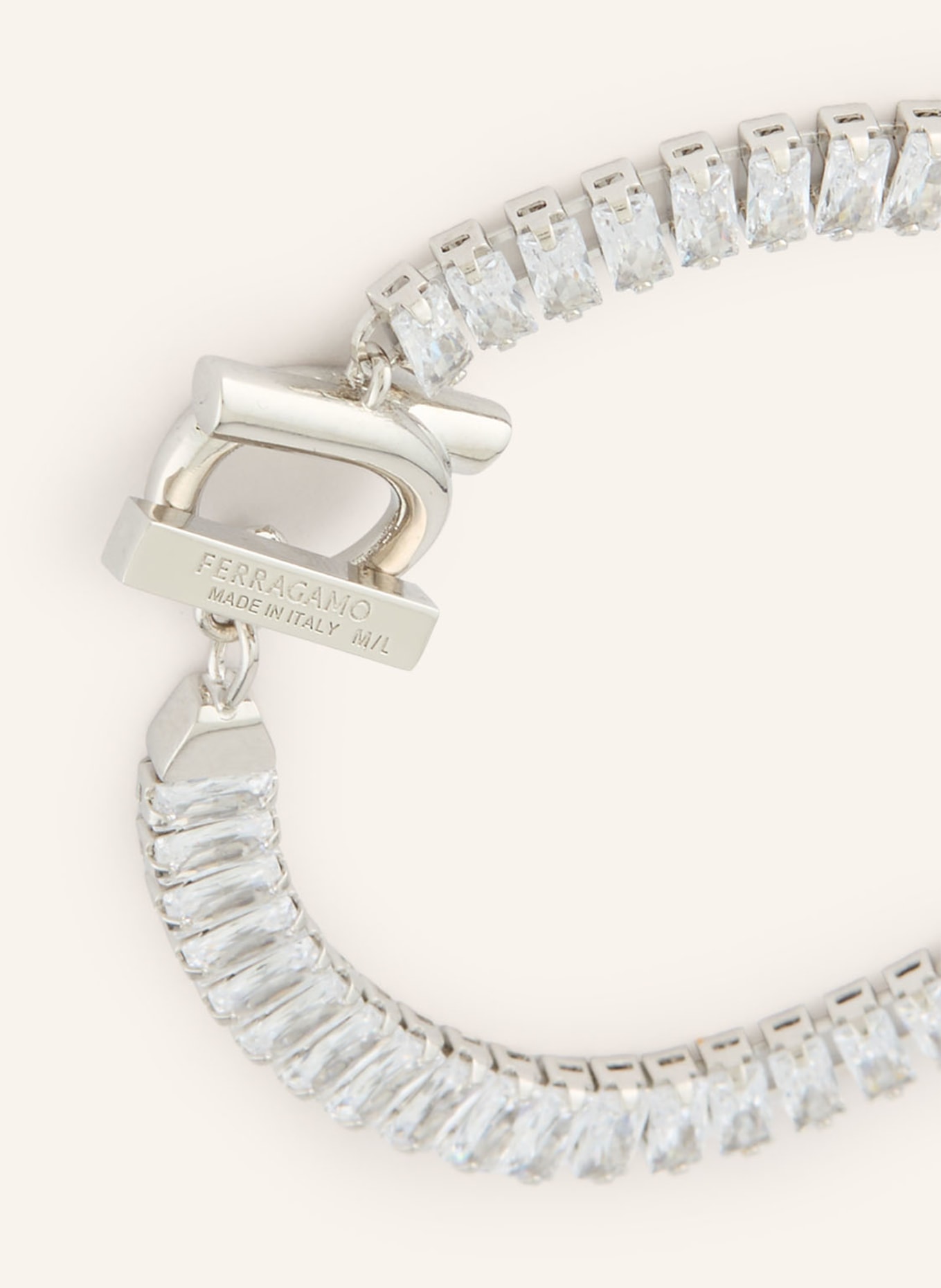 FERRAGAMO Bracelet GANCIO EVO: ARGENT