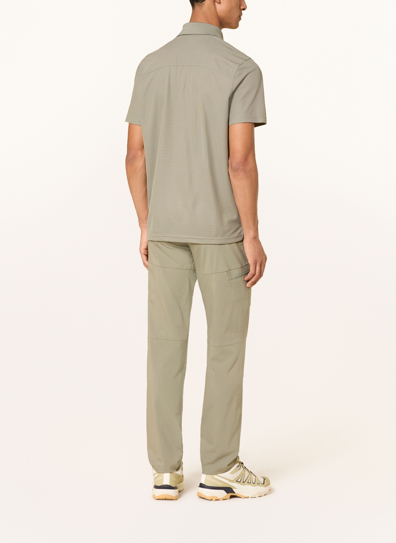 me°ru' Pantalon de randonnée LE HAVRE en laine mérinos: VERT CLAIR