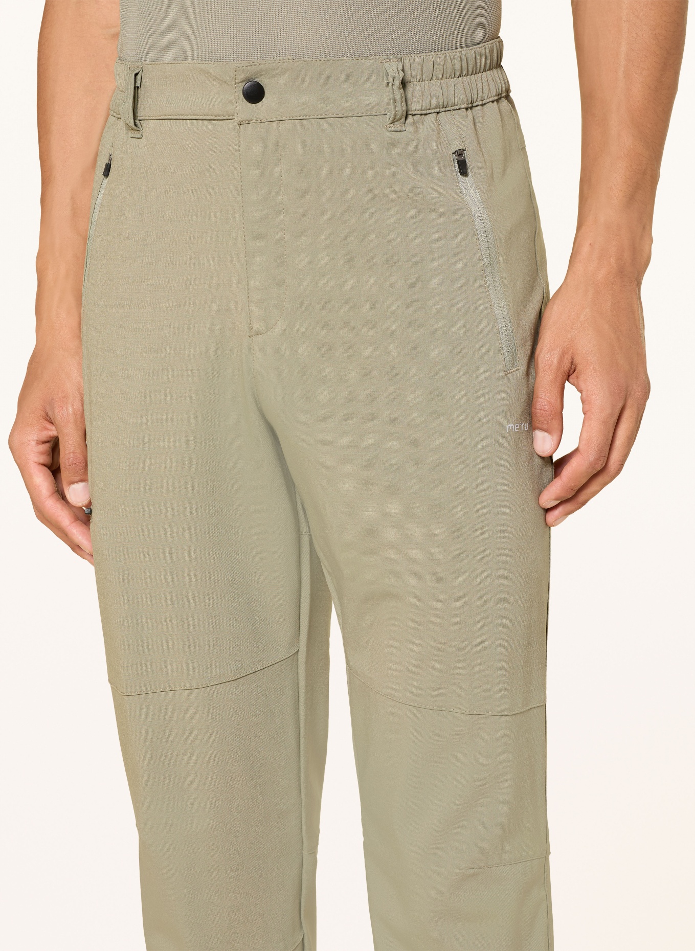 me°ru' Pantalon de randonnée LE HAVRE en laine mérinos: VERT CLAIR