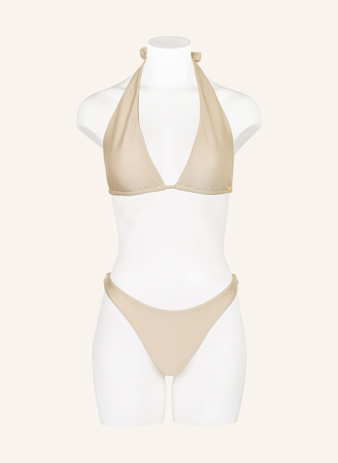 NINETY-9 Halsbånds-bikinitop BLOOM: CREME