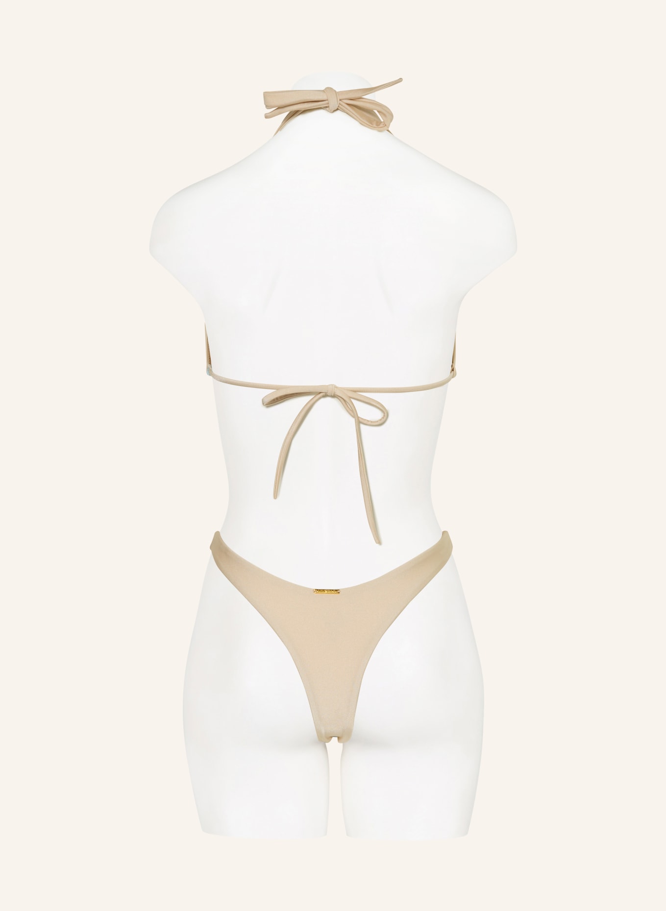 NINETY-9 Halsbånds-bikinitop BLOOM: CREME