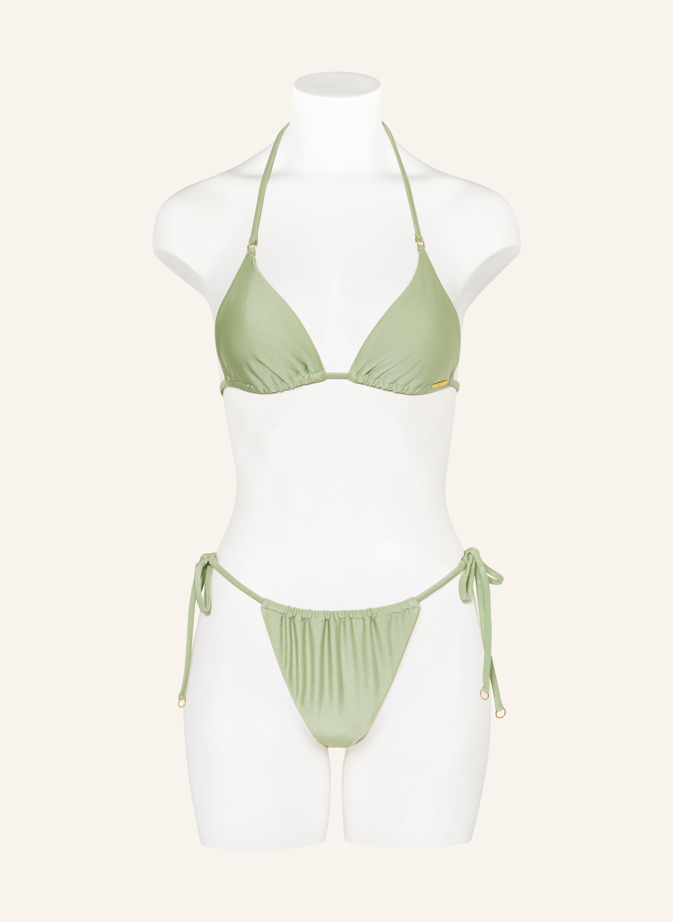 NINETY-9 Triangel-bikinitrosa POSITANO: LJUSGRÖN