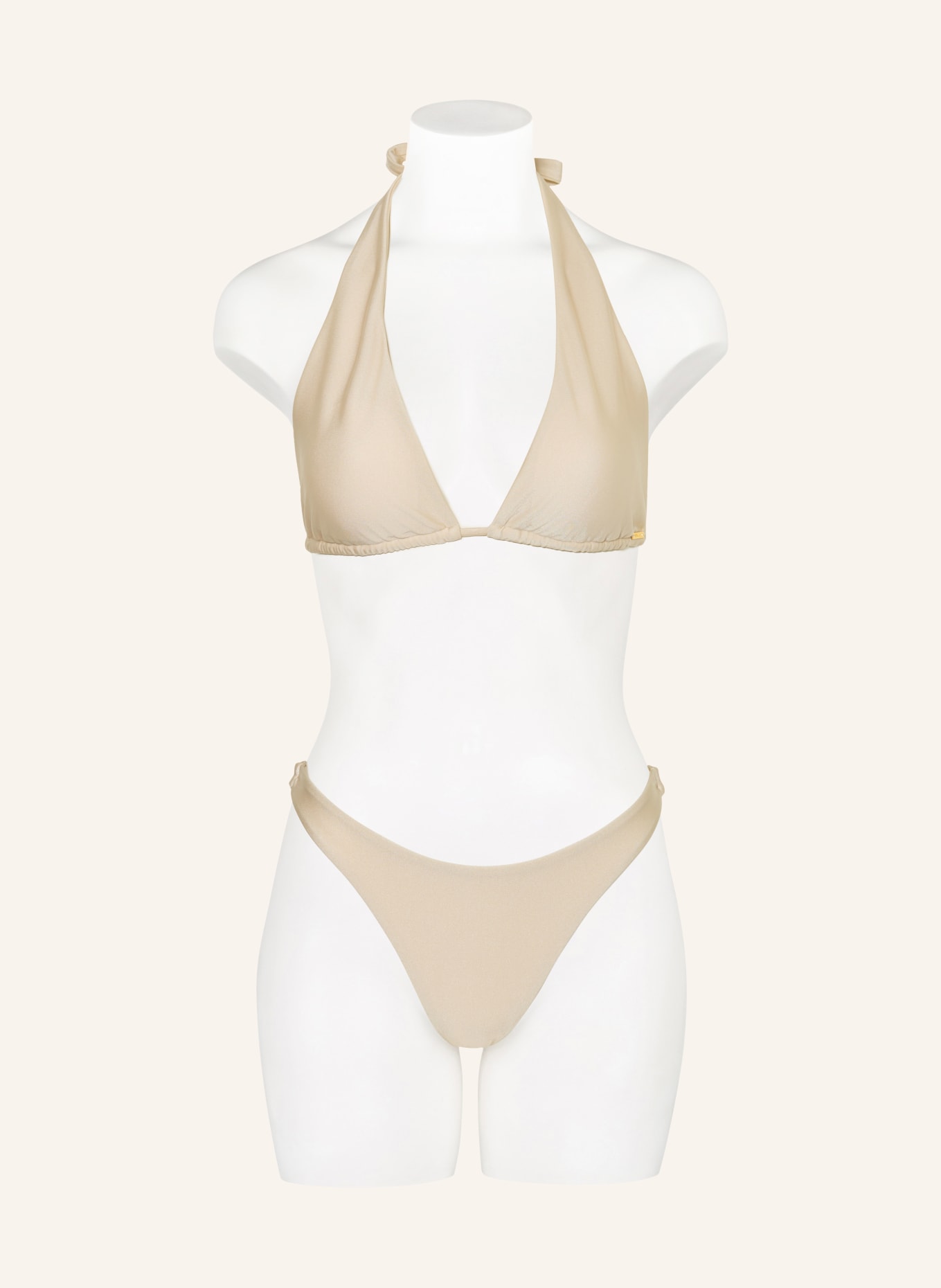 NINETY-9 Slip de bikini brazilian BLOOM: CREM