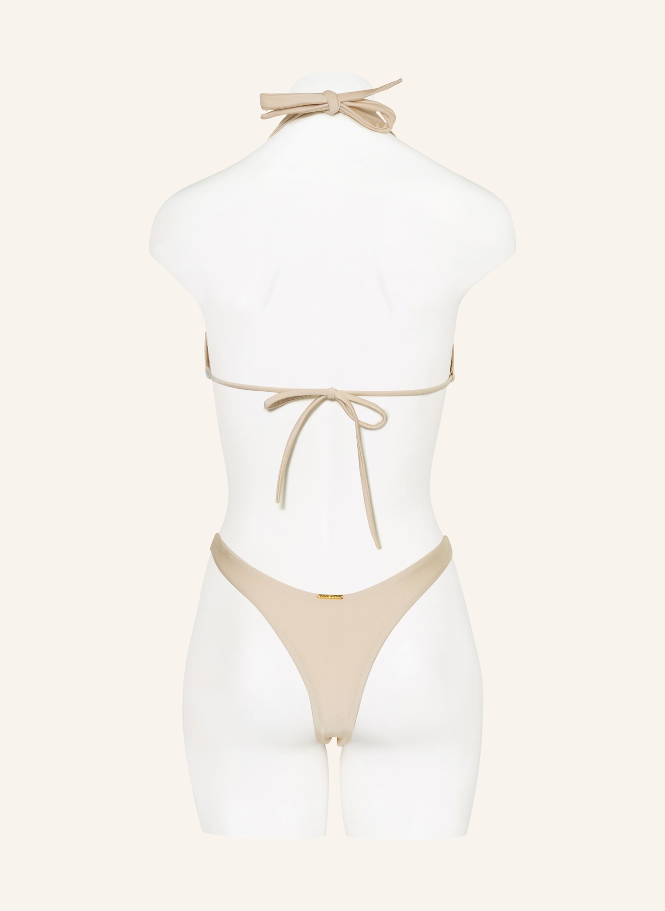 NINETY-9 Slip de bikini brazilian BLOOM: CREM