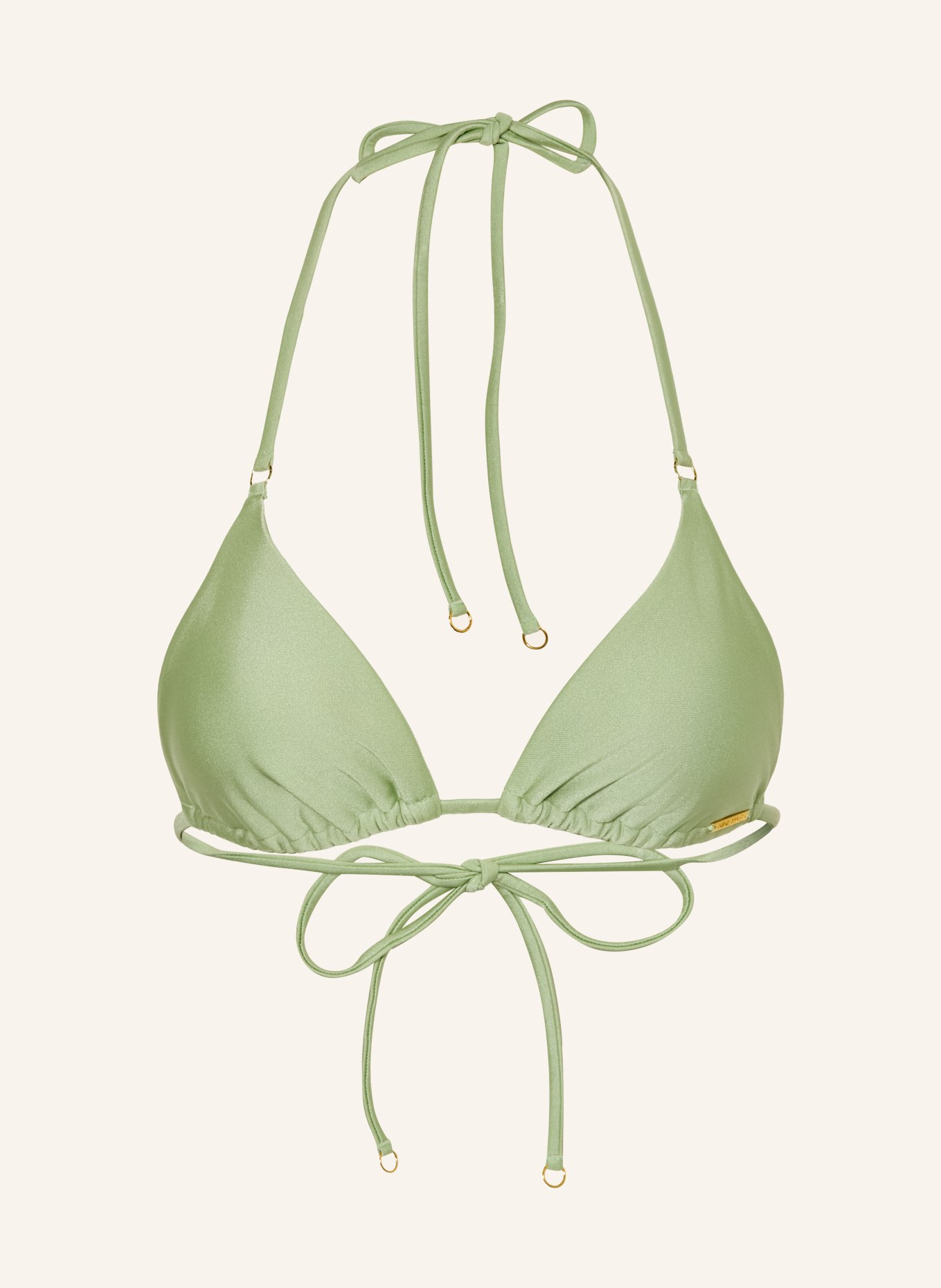 NINETY-9 Triangel-bikinitop POSITANO: LYSEGRØN