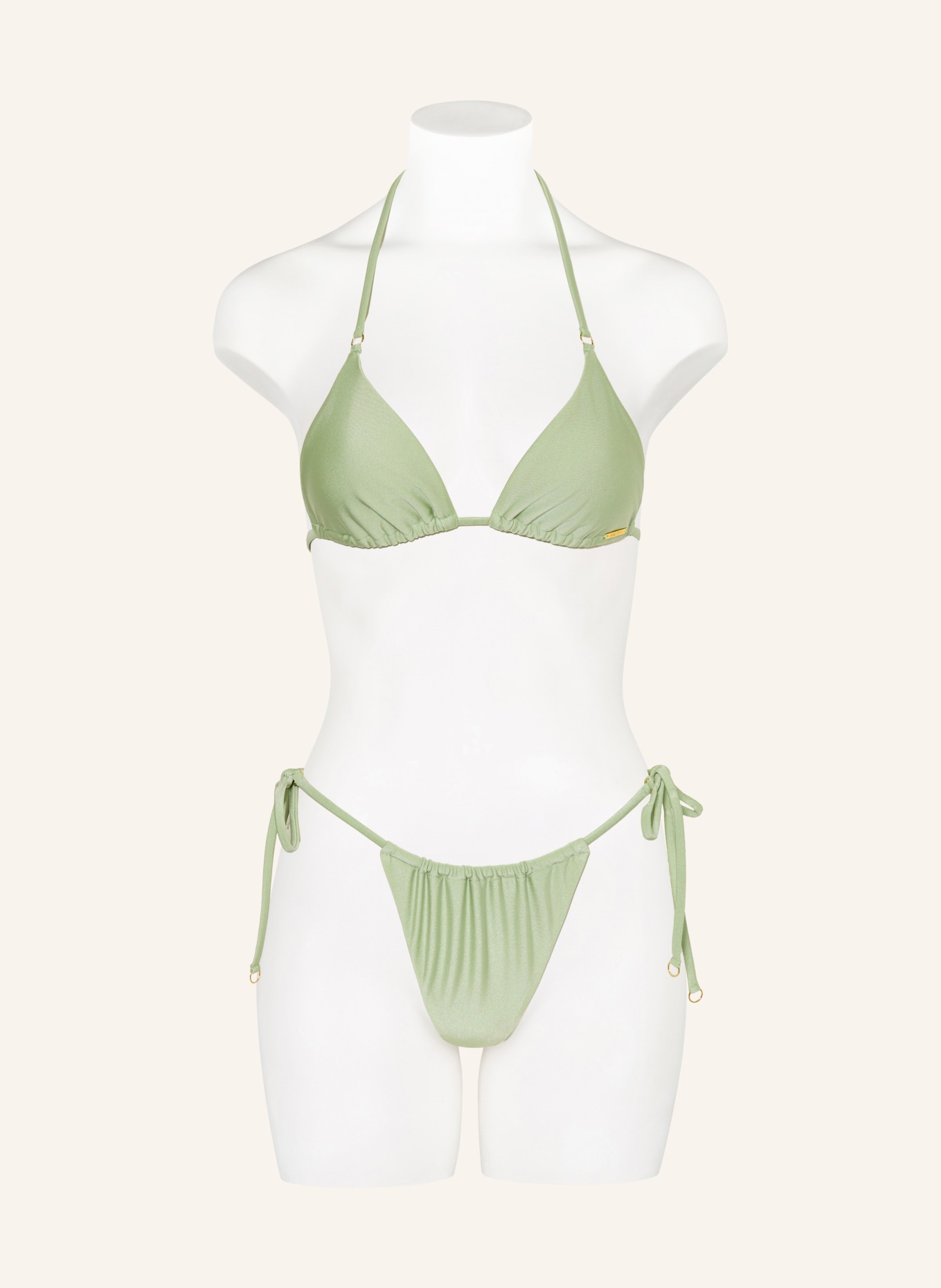 NINETY-9 Triangel-bikinitop POSITANO: LYSEGRØN