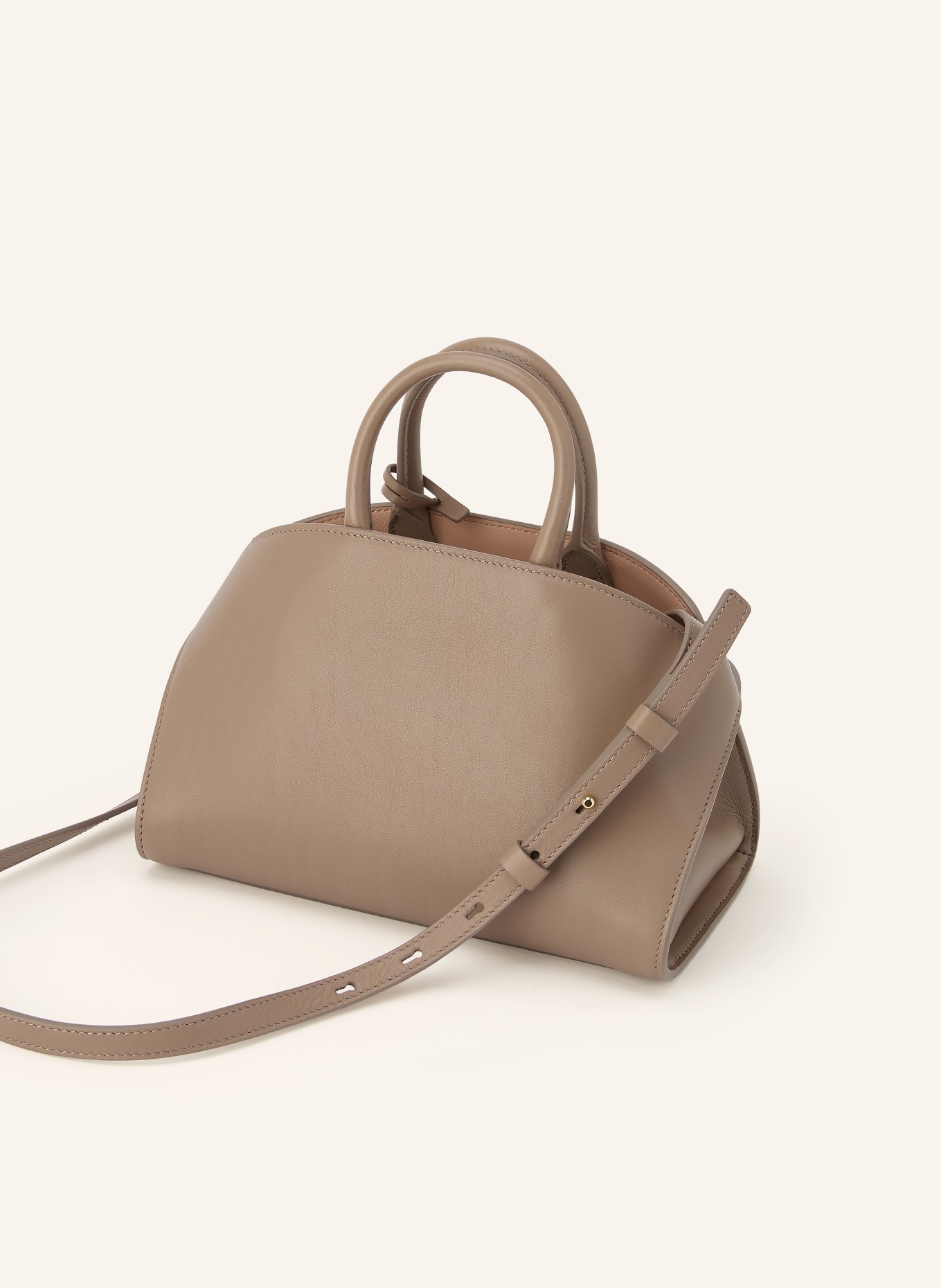 FERRAGAMO HUG MINI Shoulder Bag: TAUPE