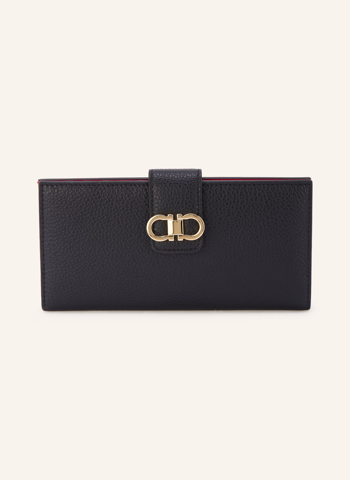 FERRAGAMO Portefeuille: NOIR / OR