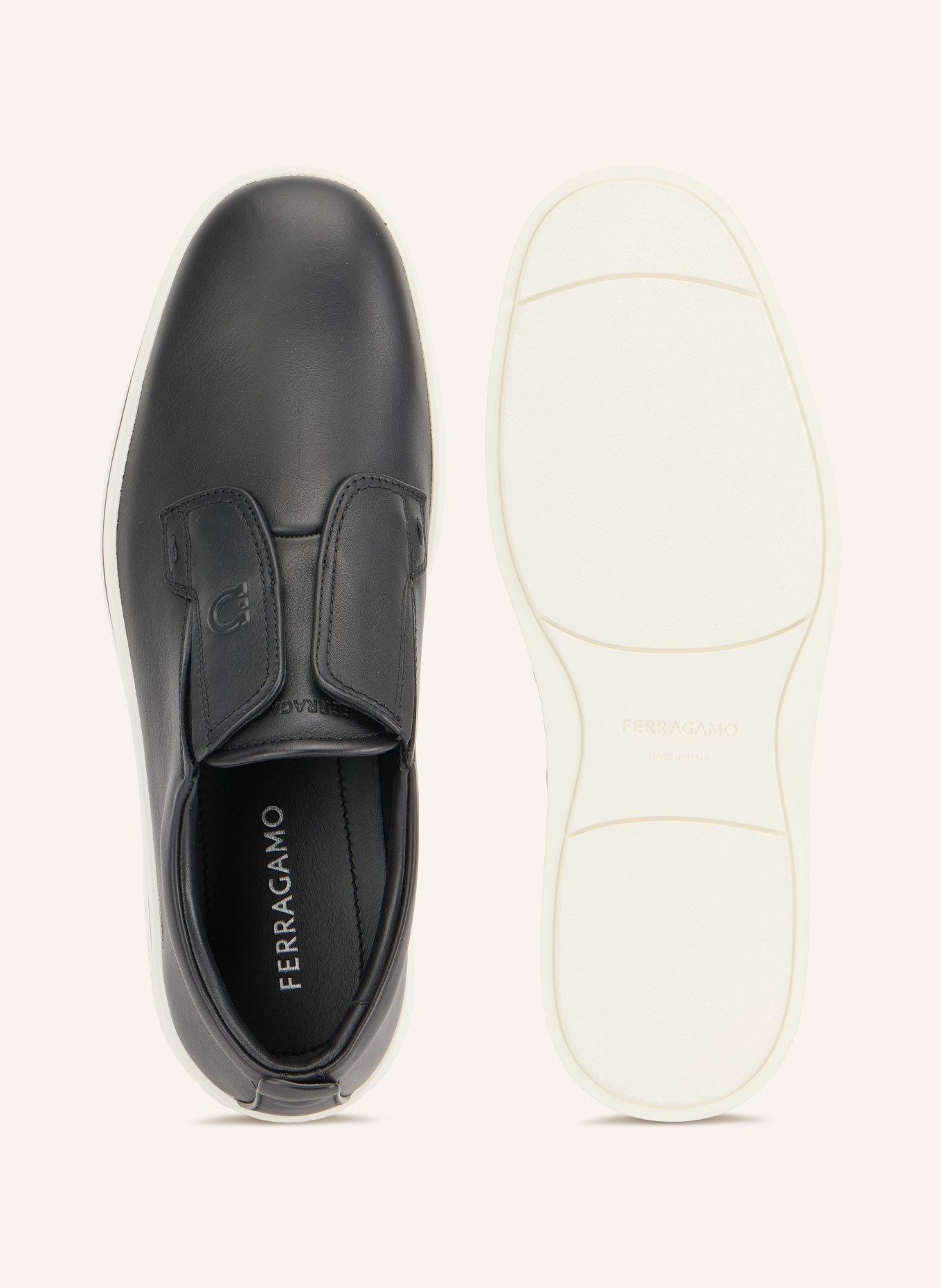 FERRAGAMO Slipper ALFIE: SORT