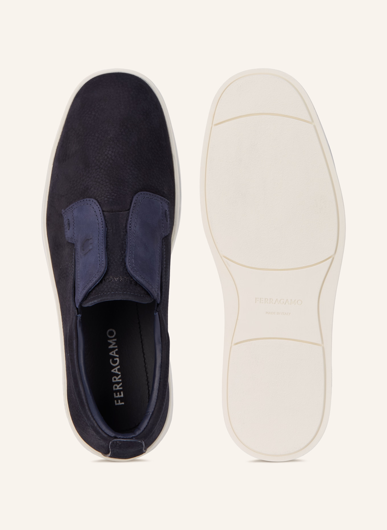 FERRAGAMO Pantofi ALFIE: ALBASTRU ÎNCHIS
