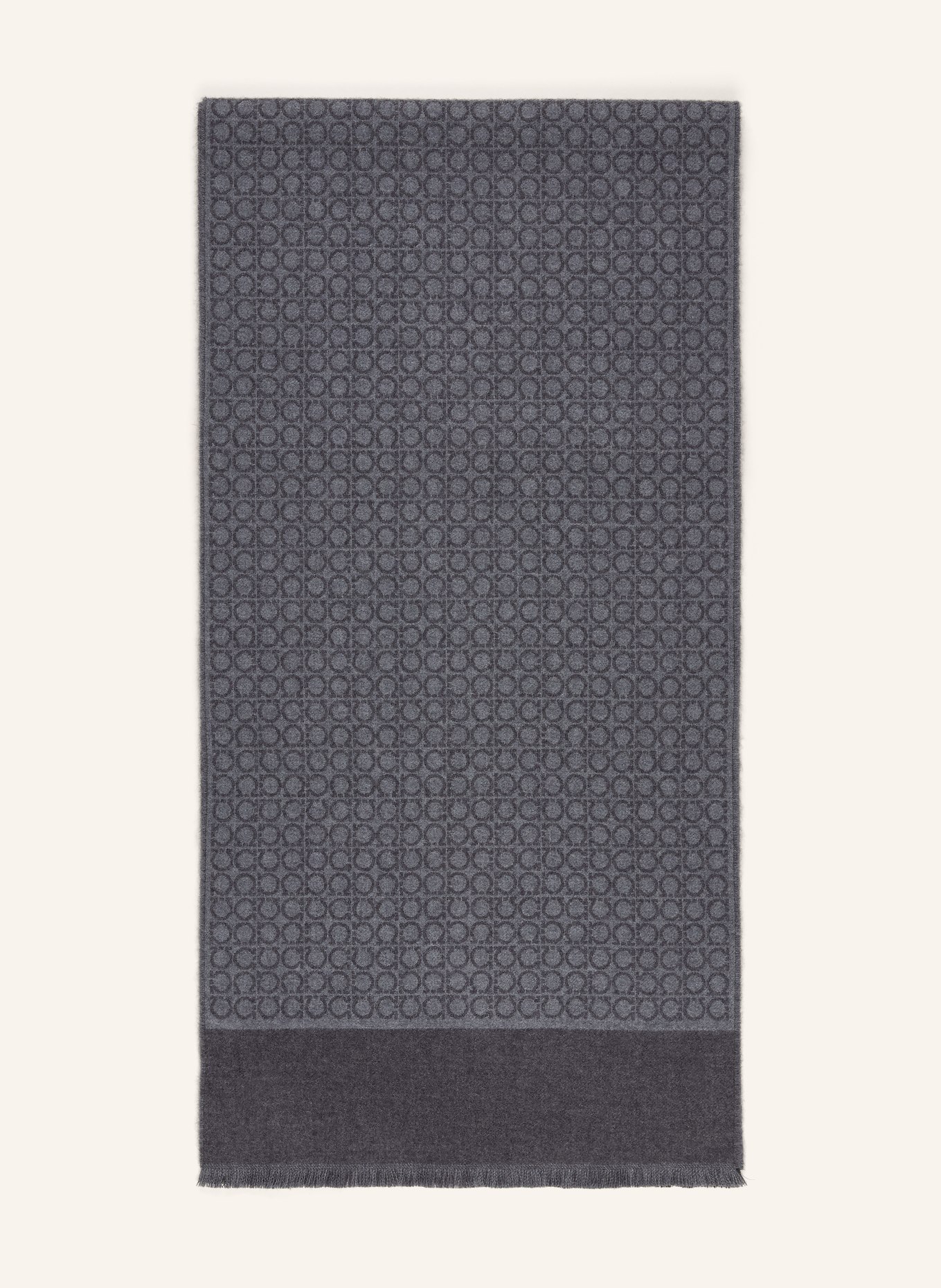 FERRAGAMO Schal: GRAU