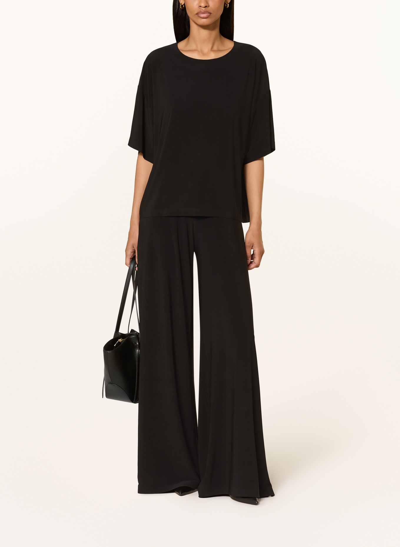 NORMA KAMALI T-Shirt BOXY T: SCHWARZ