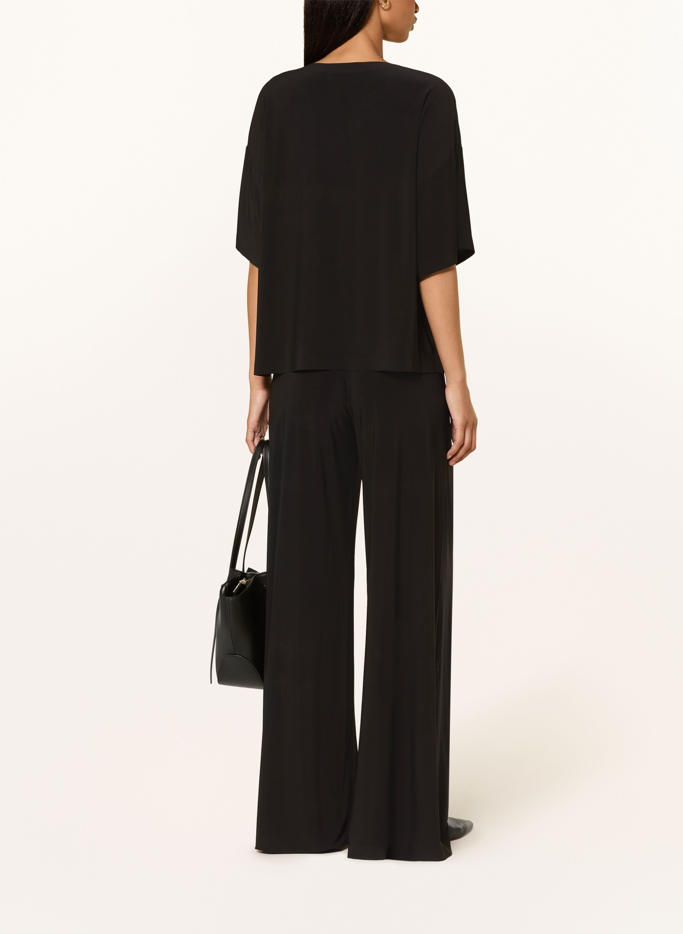 NORMA KAMALI T-Shirt BOXY T: SCHWARZ