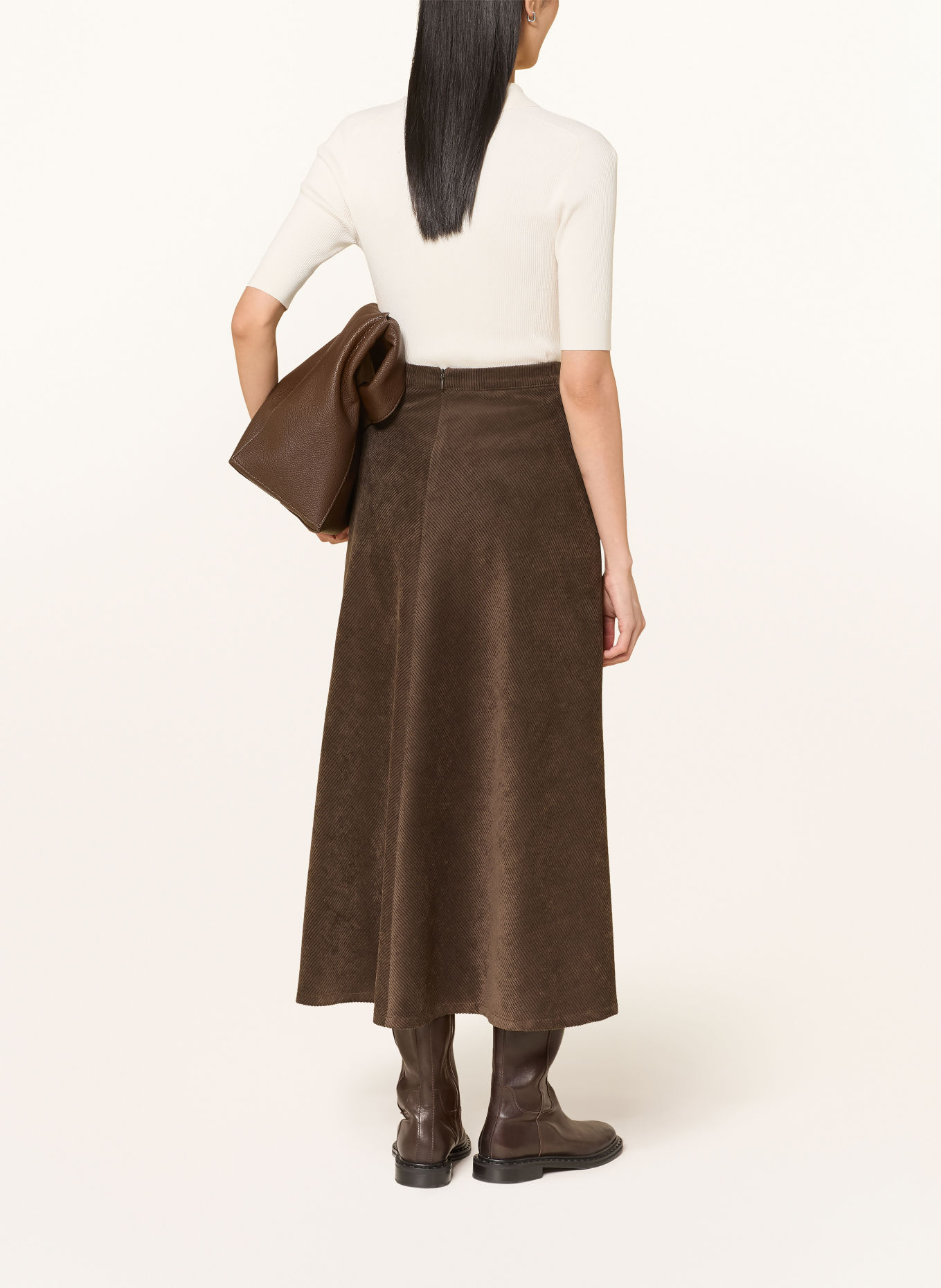 darling harbour Fustă din velur: DARK BROWN