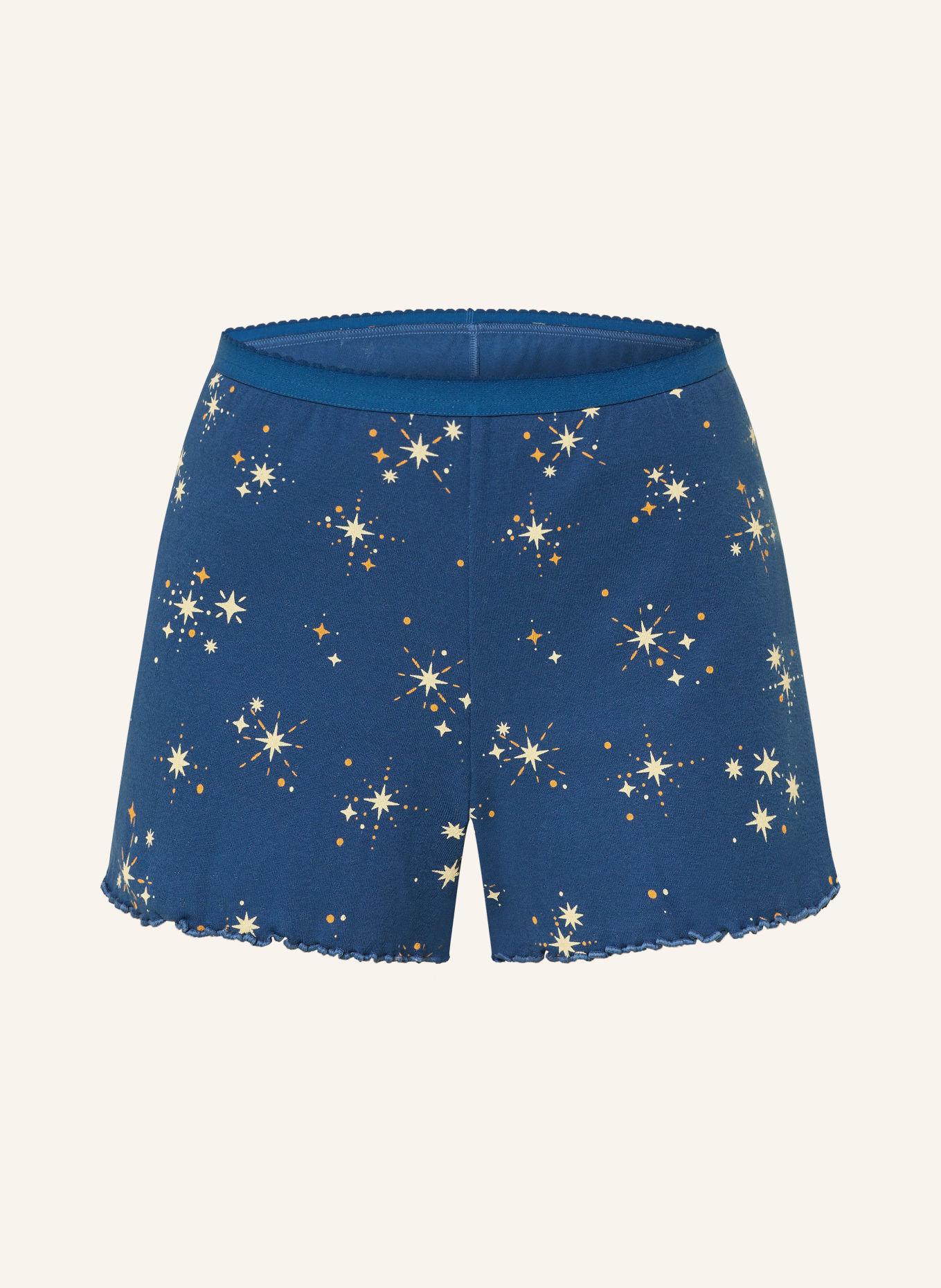 JOCKEY Soveshorts TWINKLE STARS: BLÅ / ORANGE / LYSEGUL