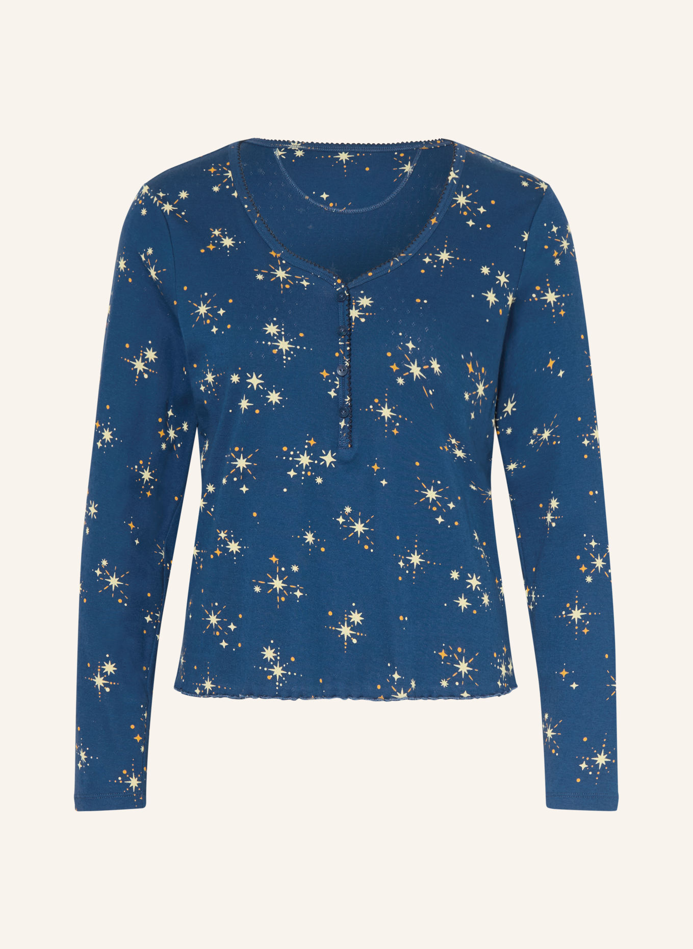 JOCKEY Nattøj TWINKLE STARS: BLÅ / ORANGE / LYSEGUL