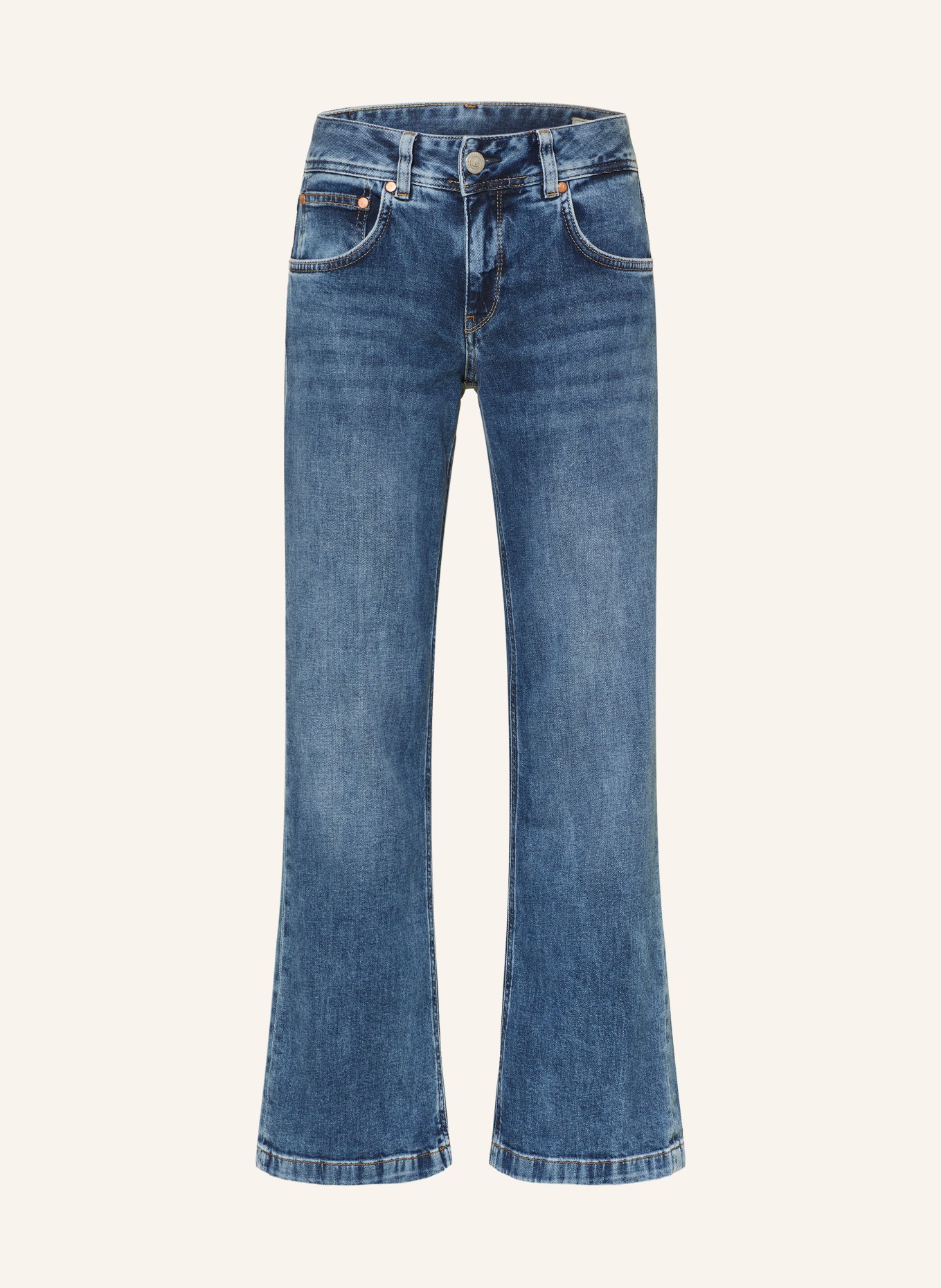 Herrlicher Wide Leg Jeans EDNA: 036 ocean
