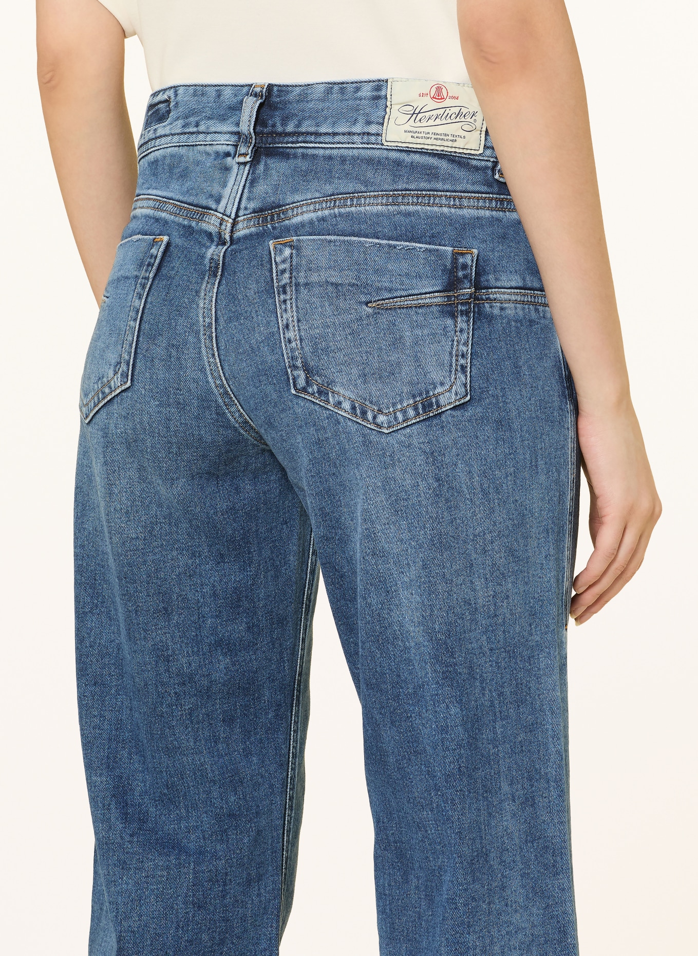Herrlicher Wide Leg Jeans EDNA: 036 ocean