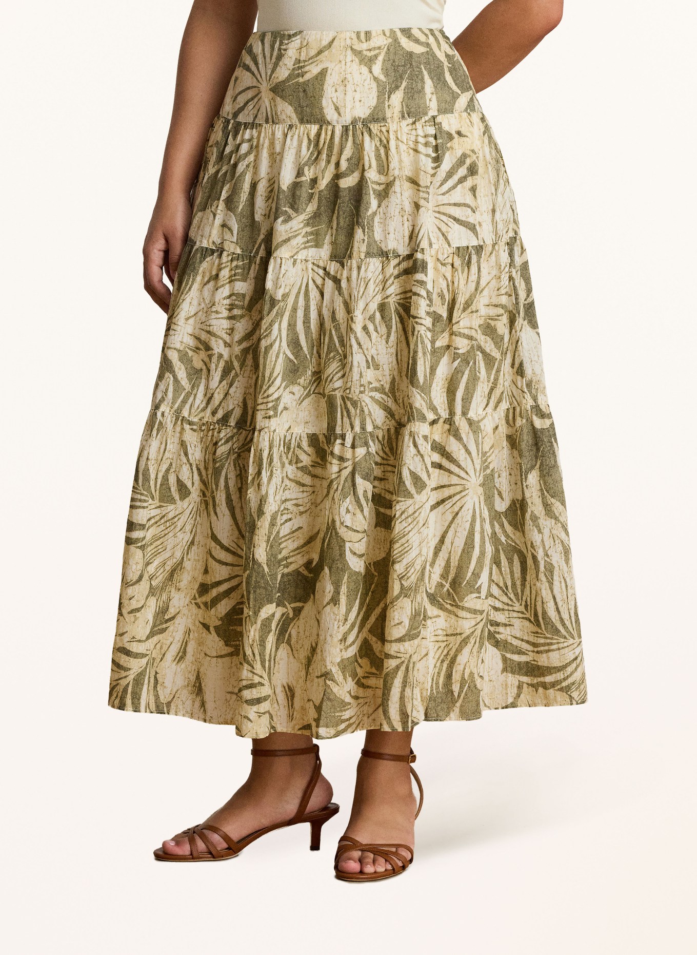 LAUREN RALPH LAUREN Skirt: BEIGE / CREAM / KHAKI