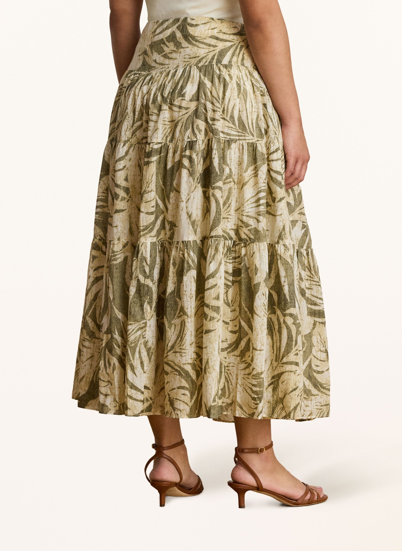 LAUREN RALPH LAUREN Skirt: BEIGE / CREAM / KHAKI