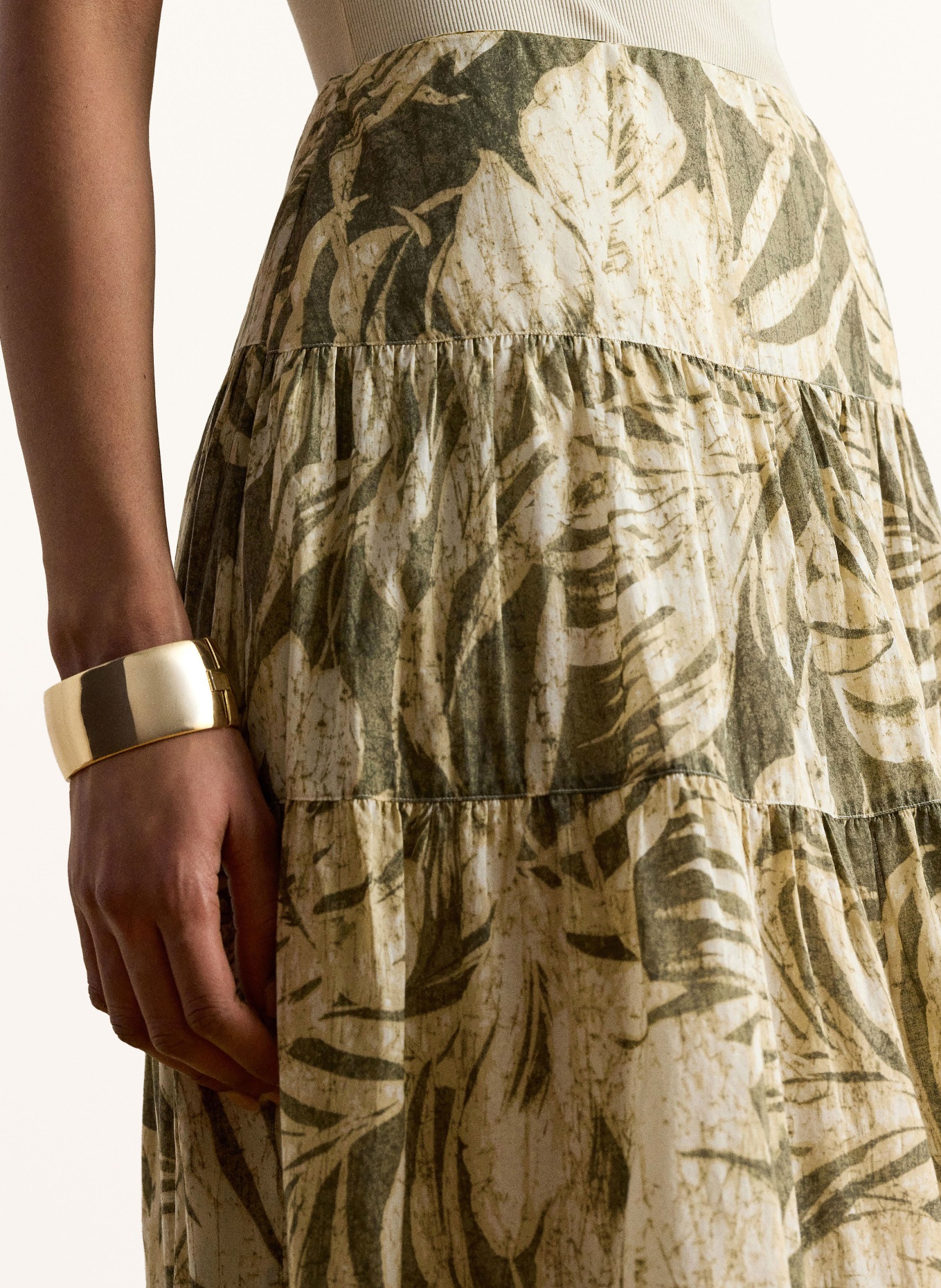 LAUREN RALPH LAUREN Skirt: BEIGE / CREAM / KHAKI