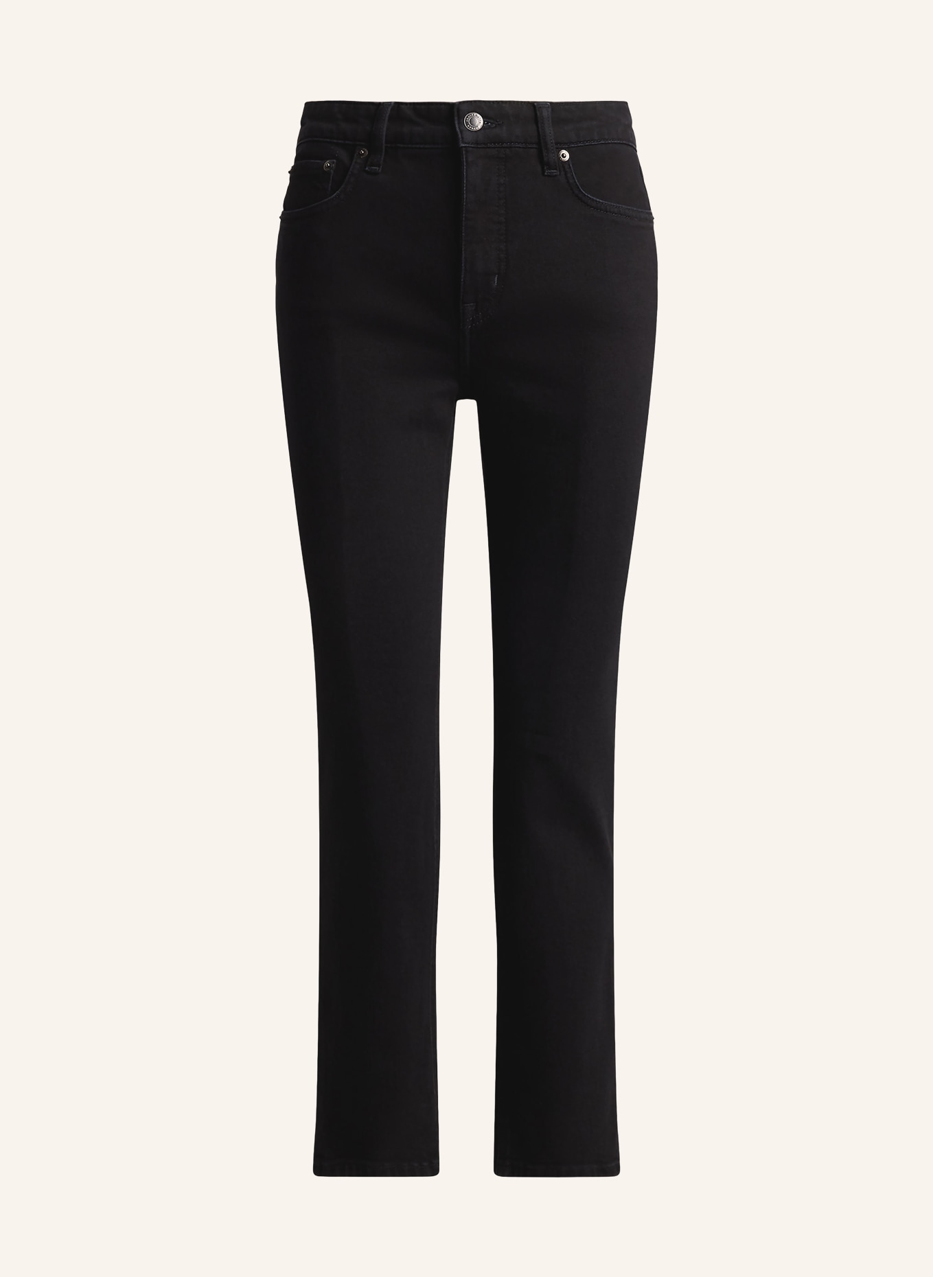 LAUREN RALPH LAUREN Dżinsy proste: 001 BLACK WASH