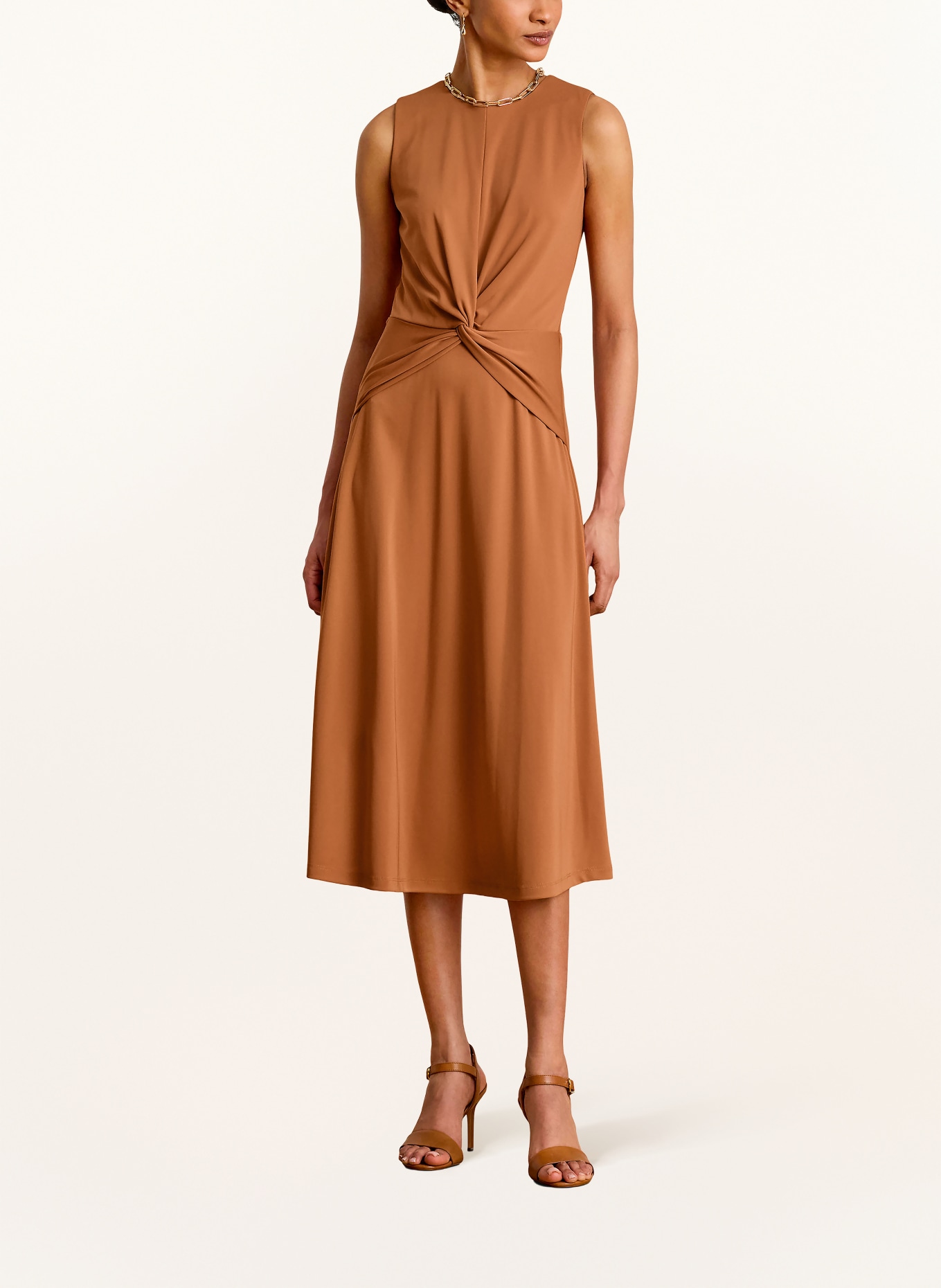 LAUREN RALPH LAUREN Rochie din jersey: PORTOCALIU ÎNCHIS