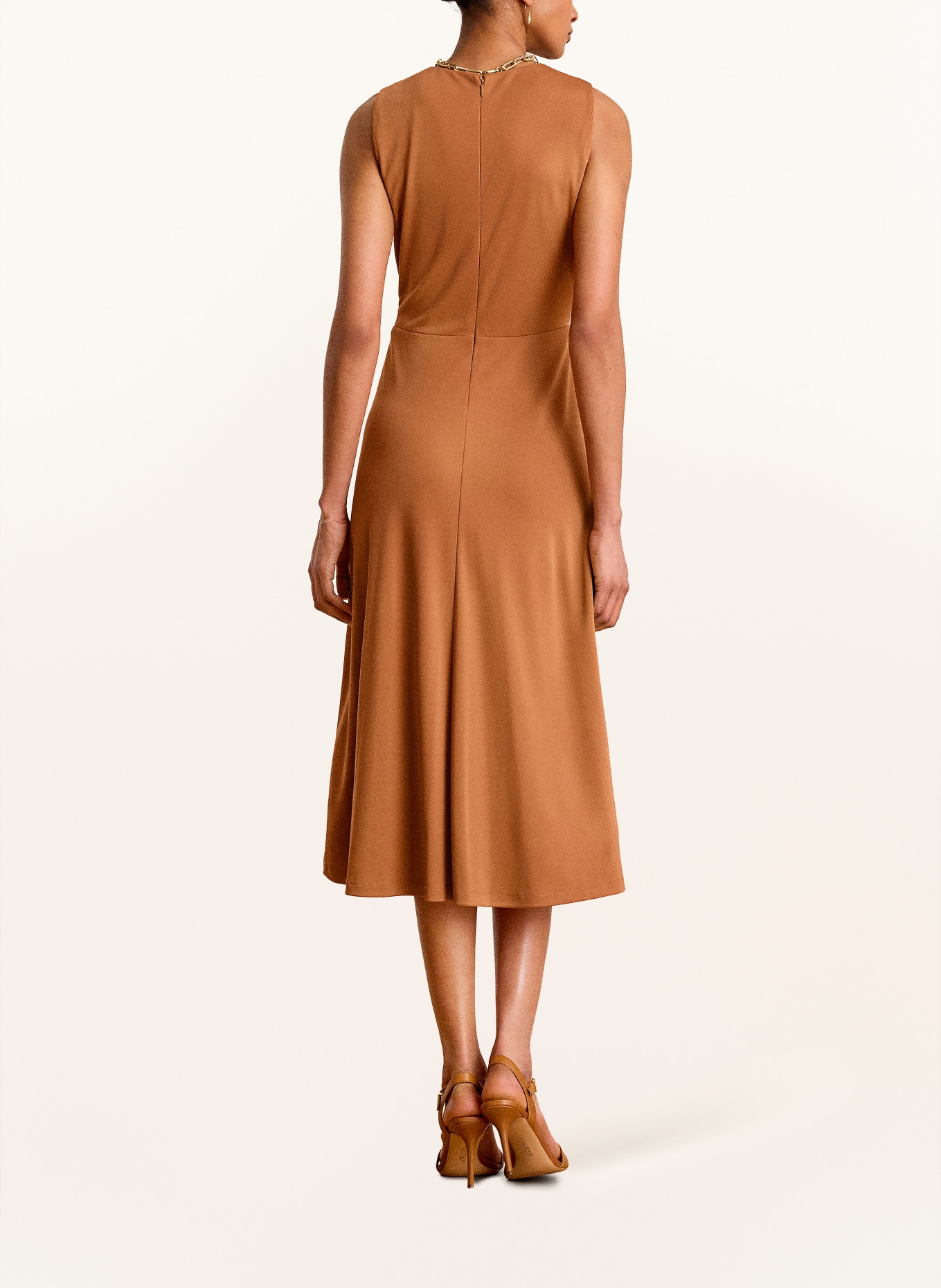 LAUREN RALPH LAUREN Rochie din jersey: PORTOCALIU ÎNCHIS